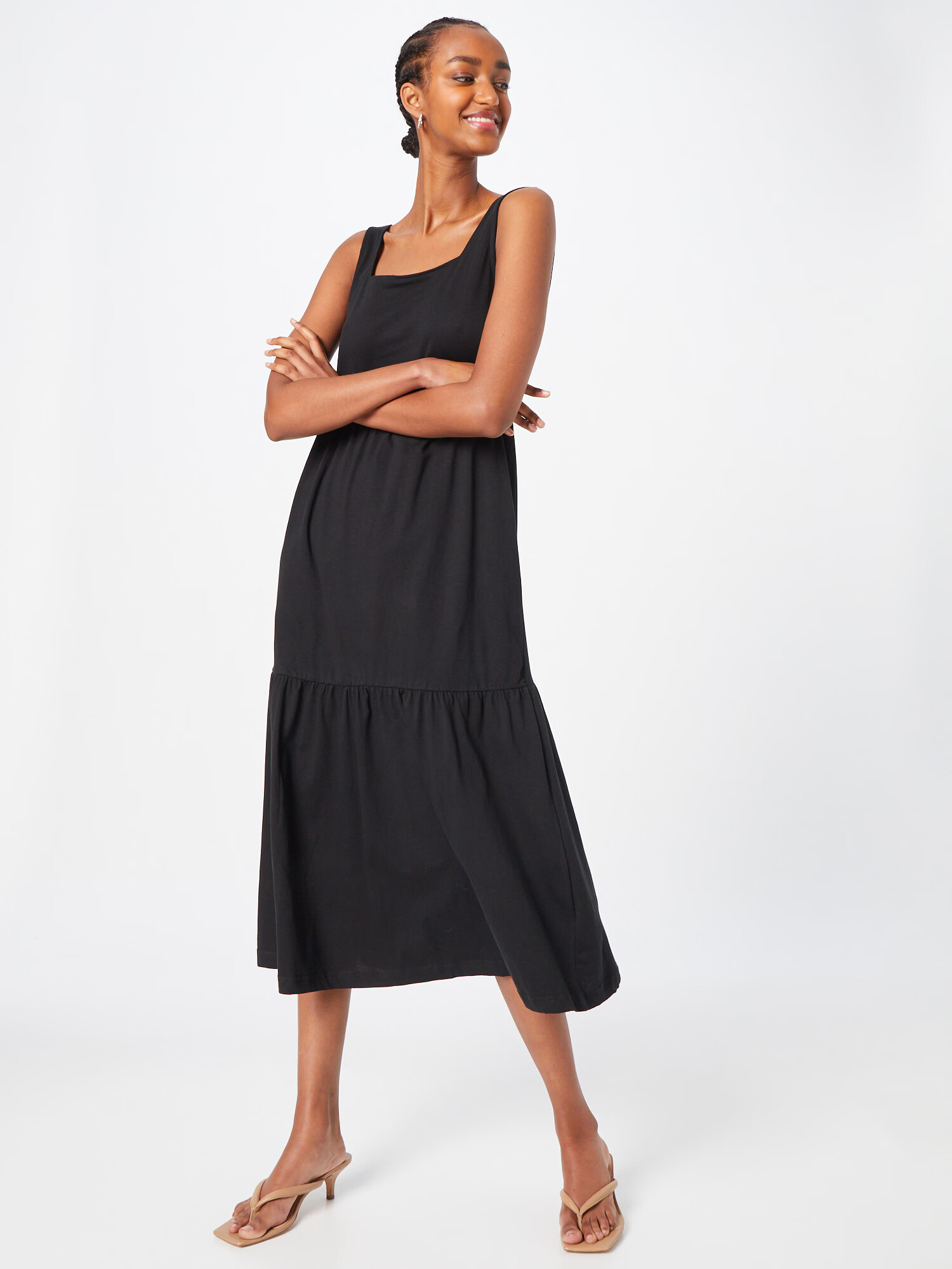 Urban Classics Rochie de vară negru - Pled.ro