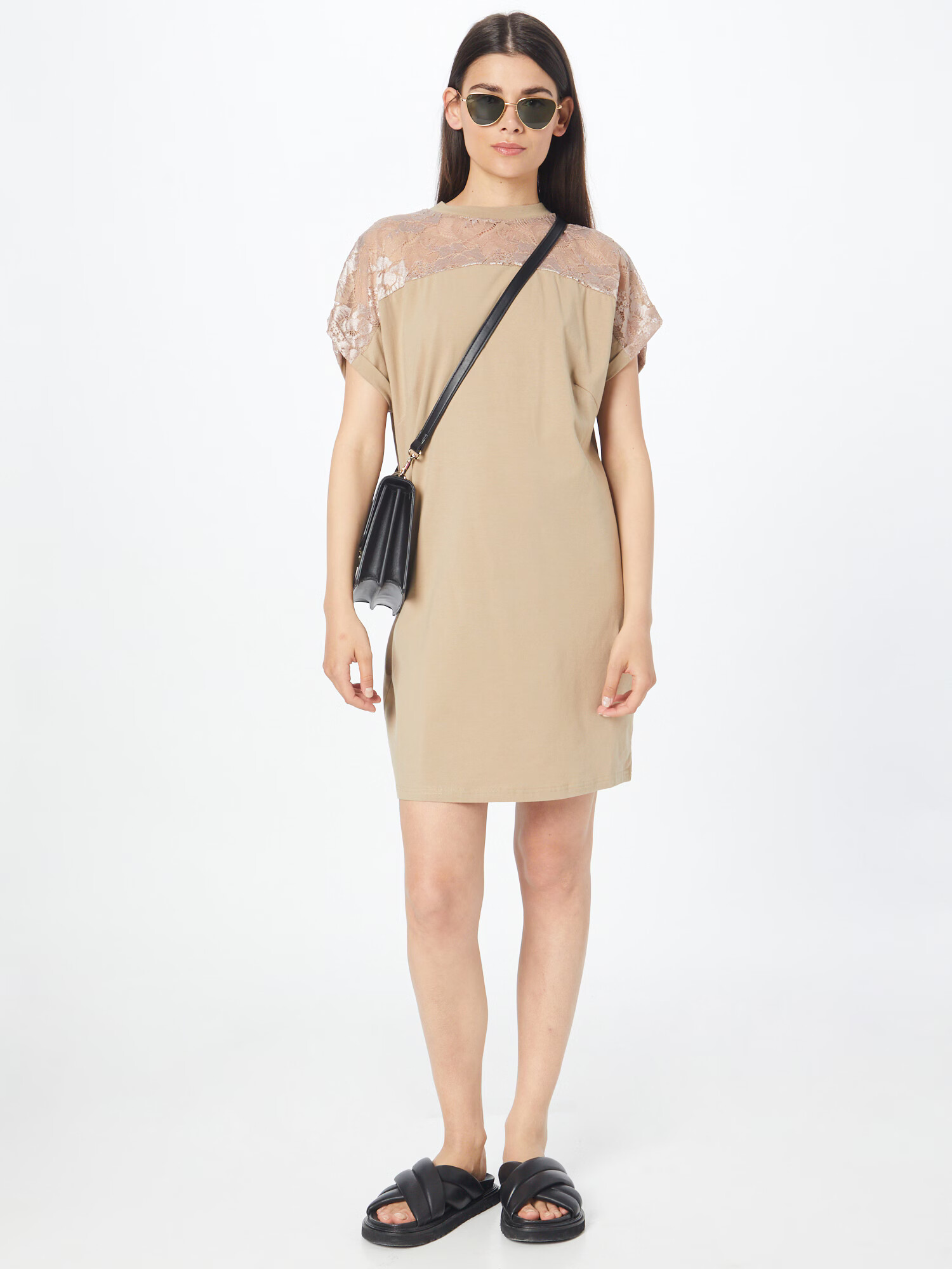 Urban Classics Rochie gri taupe - Pled.ro