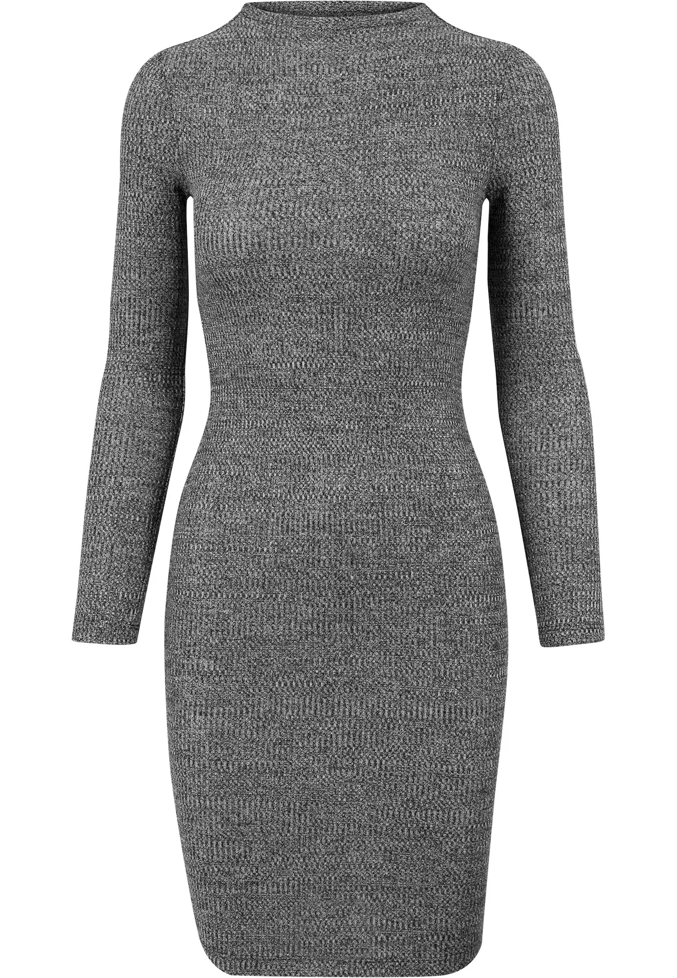 Urban Classics Rochie tricotat gri închis / alb - Pled.ro