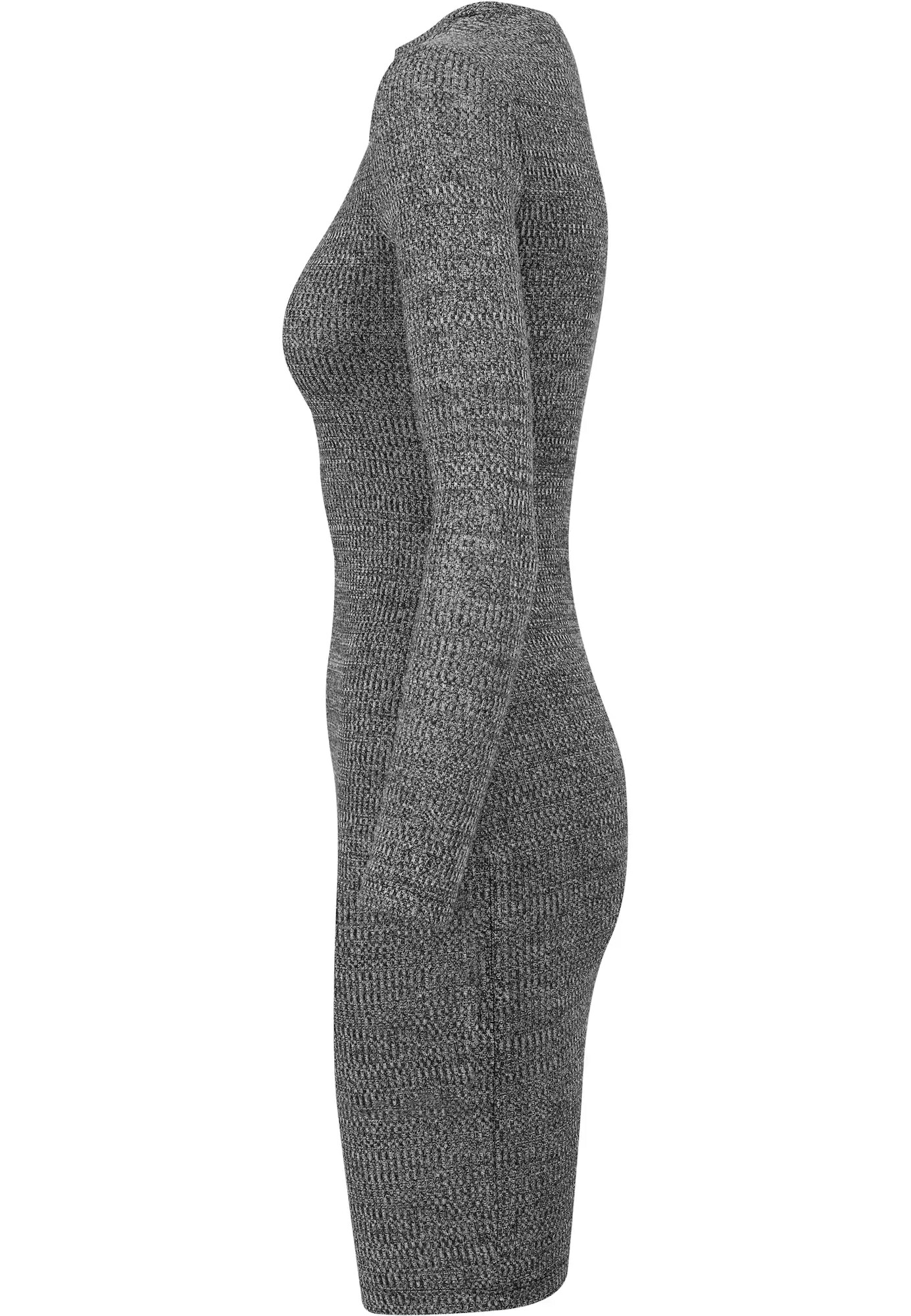 Urban Classics Rochie tricotat gri închis / alb - Pled.ro