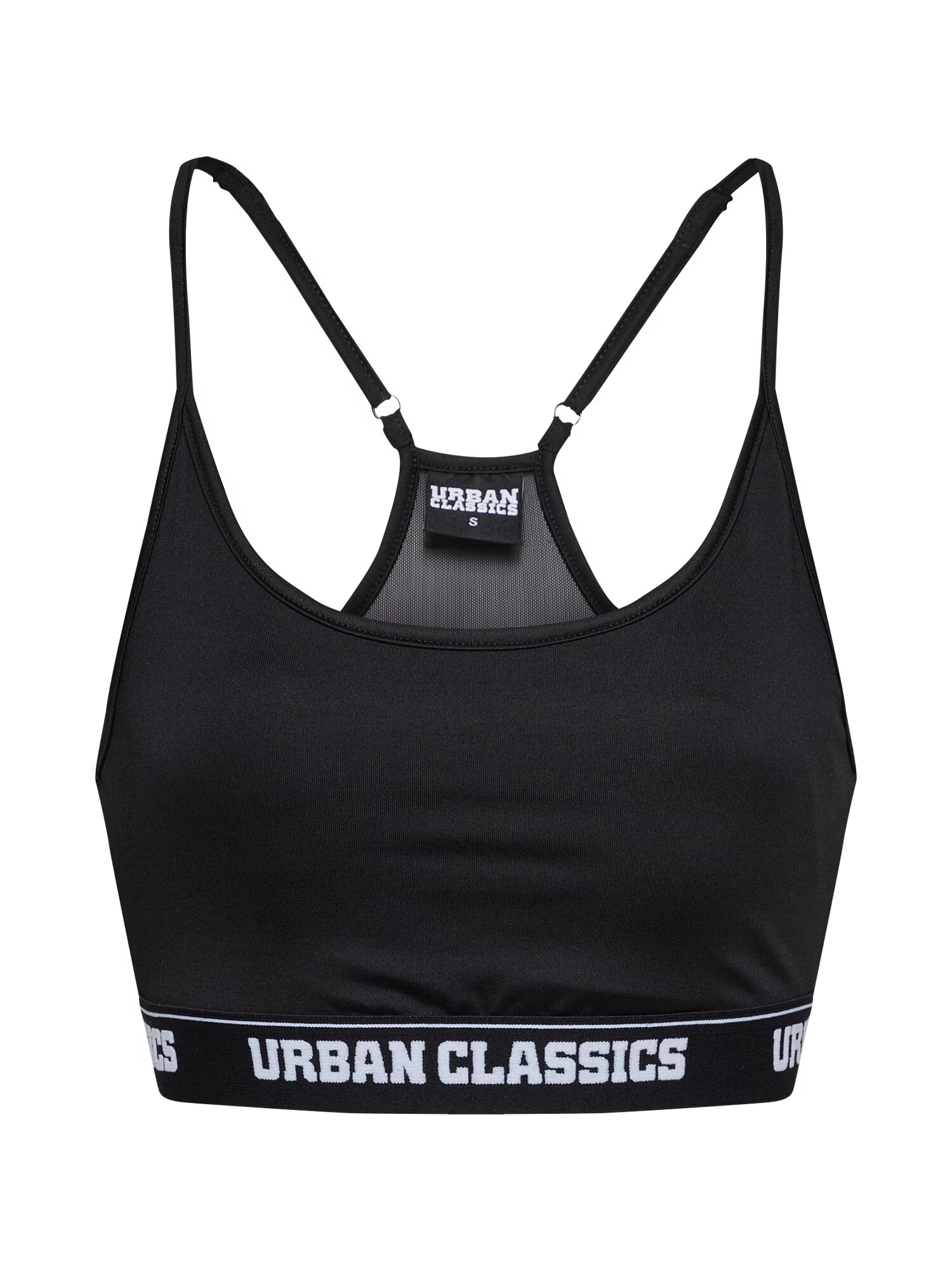 Urban Classics Sutien negru / alb - Pled.ro