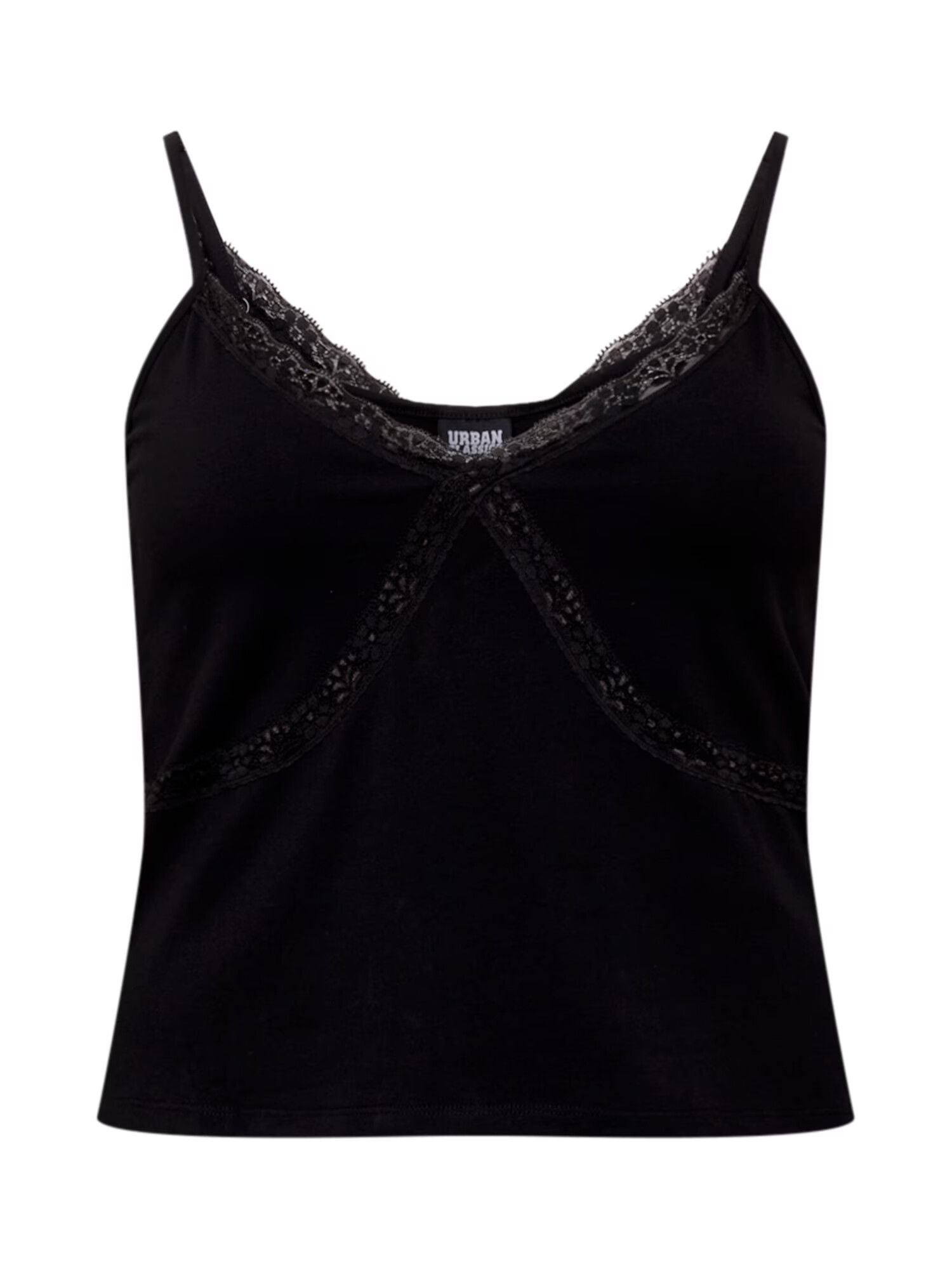 Urban Classics Top negru - Pled.ro