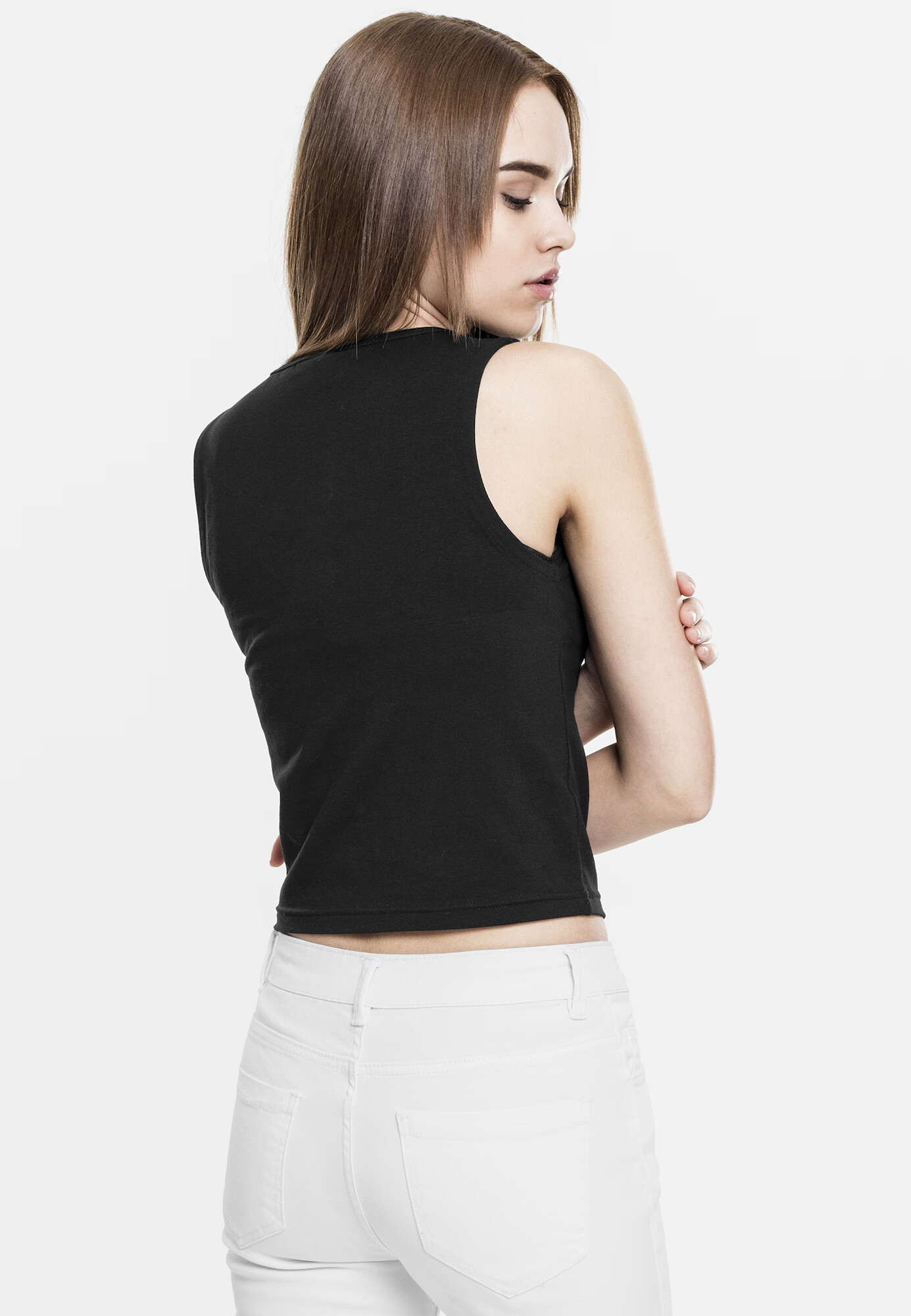 Urban Classics Top negru - Pled.ro