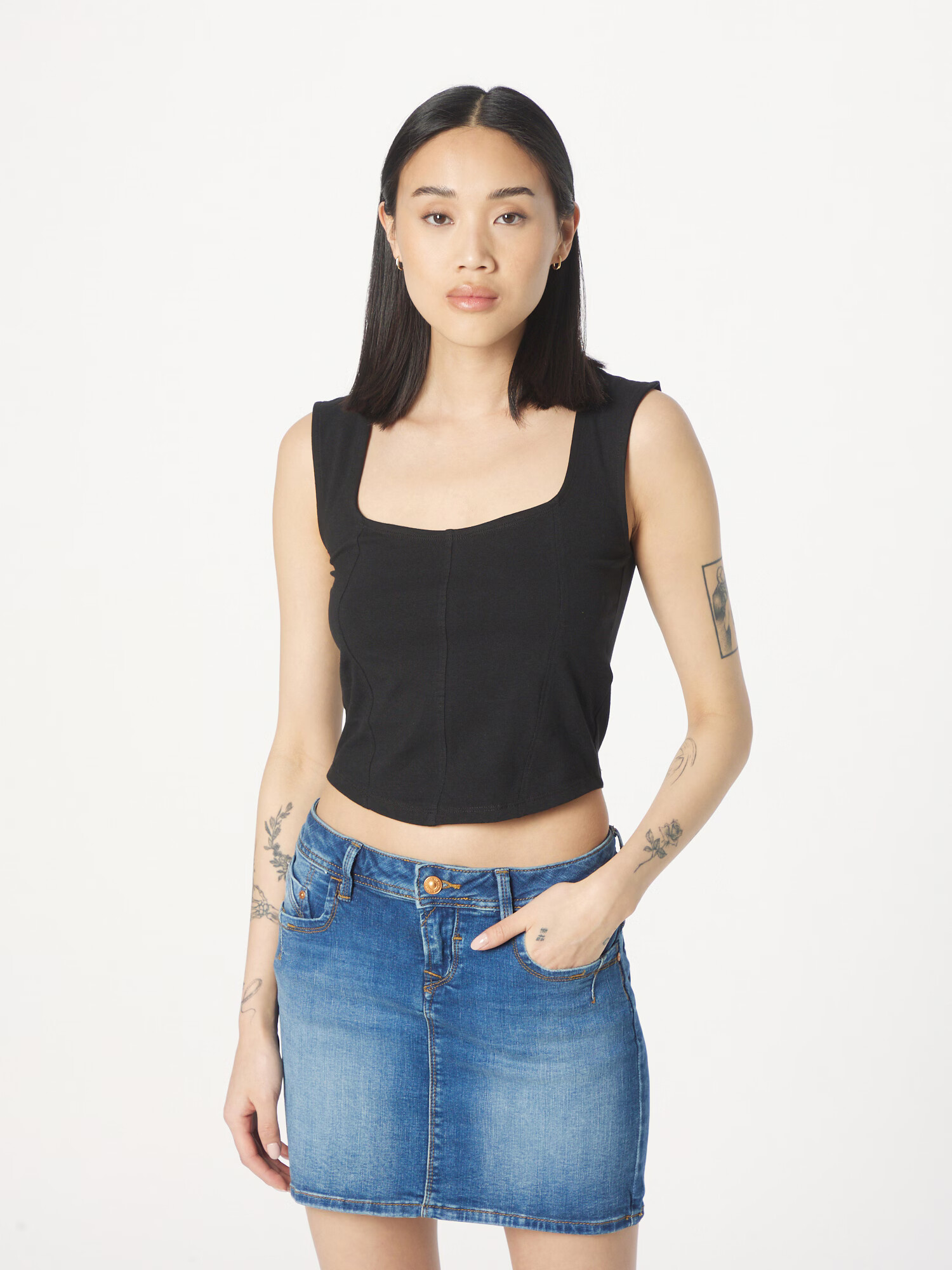 Urban Classics Top negru - Pled.ro