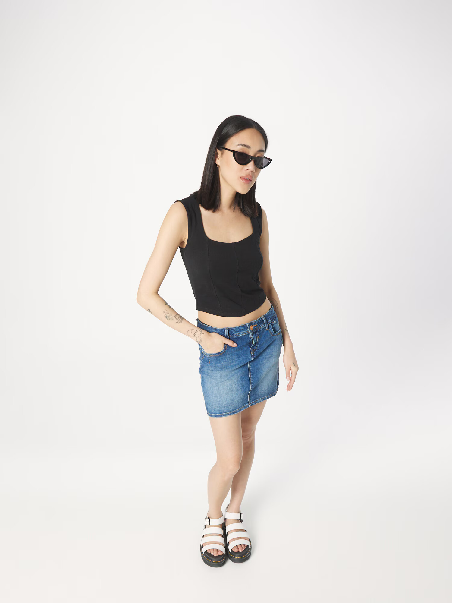 Urban Classics Top negru - Pled.ro