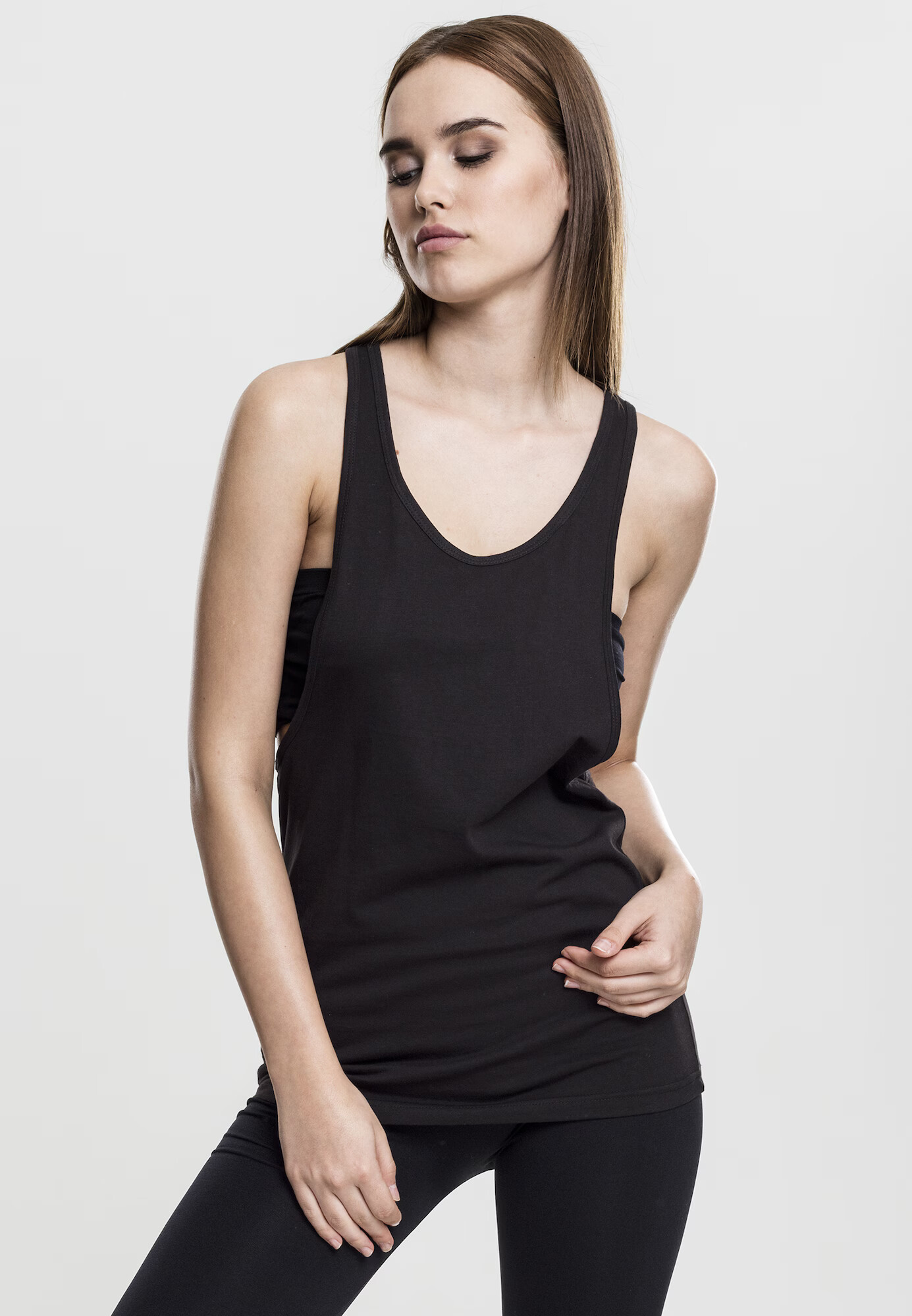 Urban Classics Top negru - Pled.ro