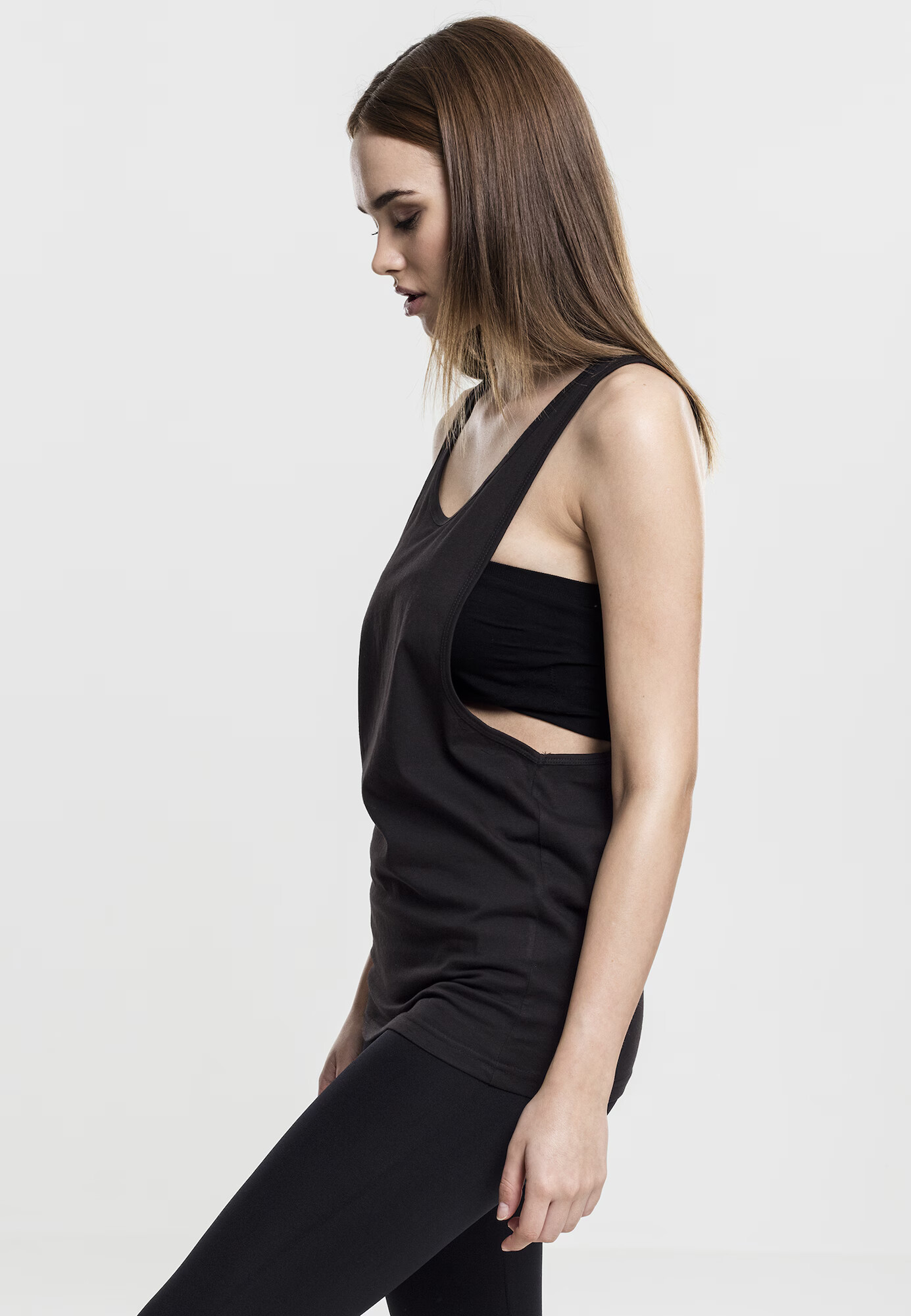 Urban Classics Top negru - Pled.ro