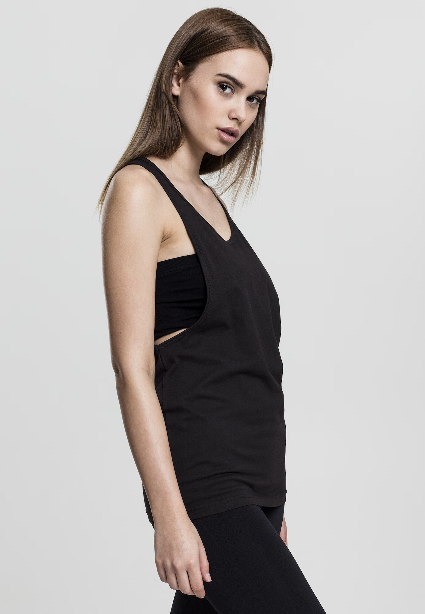 Urban Classics Top negru - Pled.ro