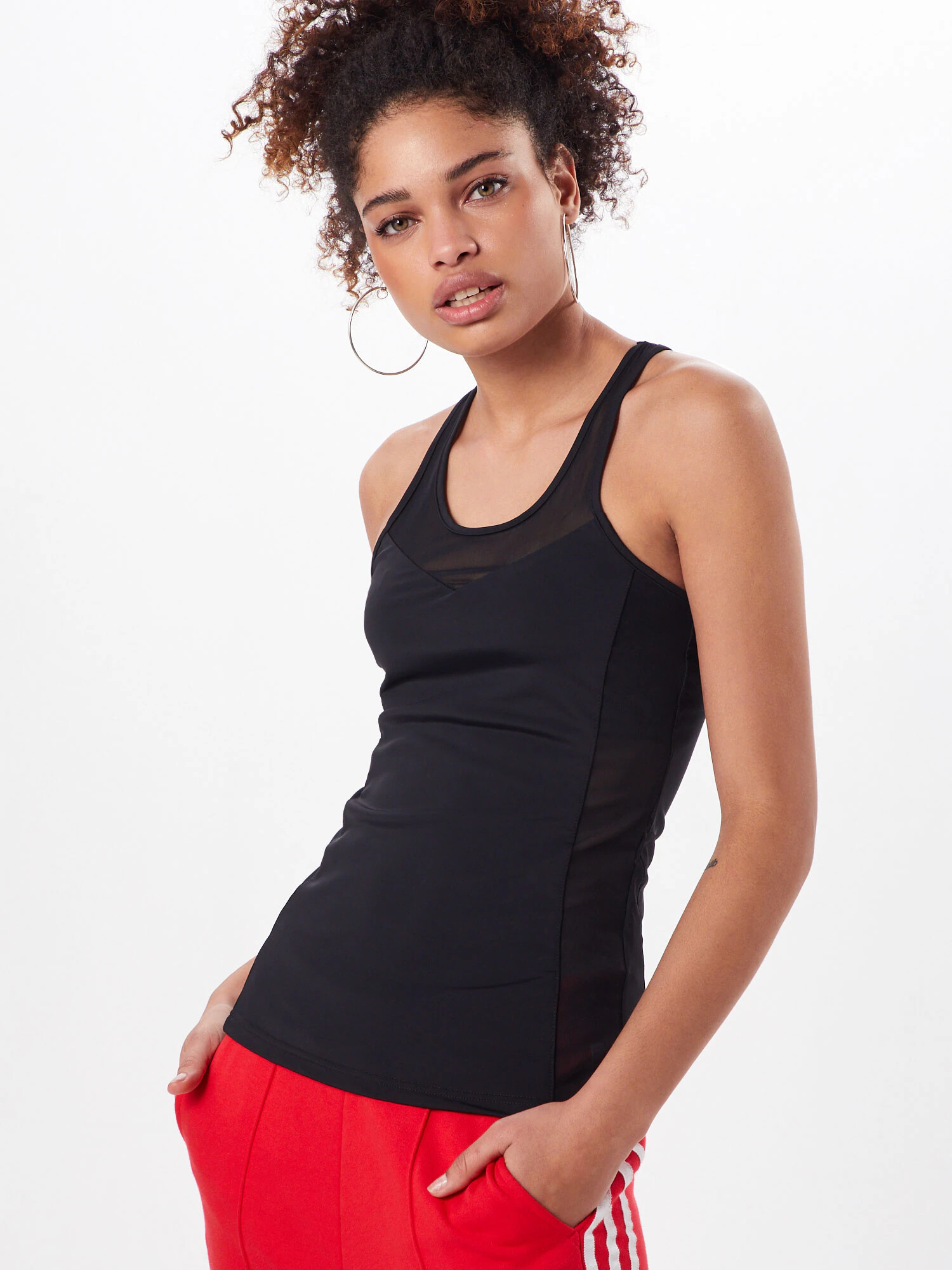 Urban Classics Top negru - Pled.ro