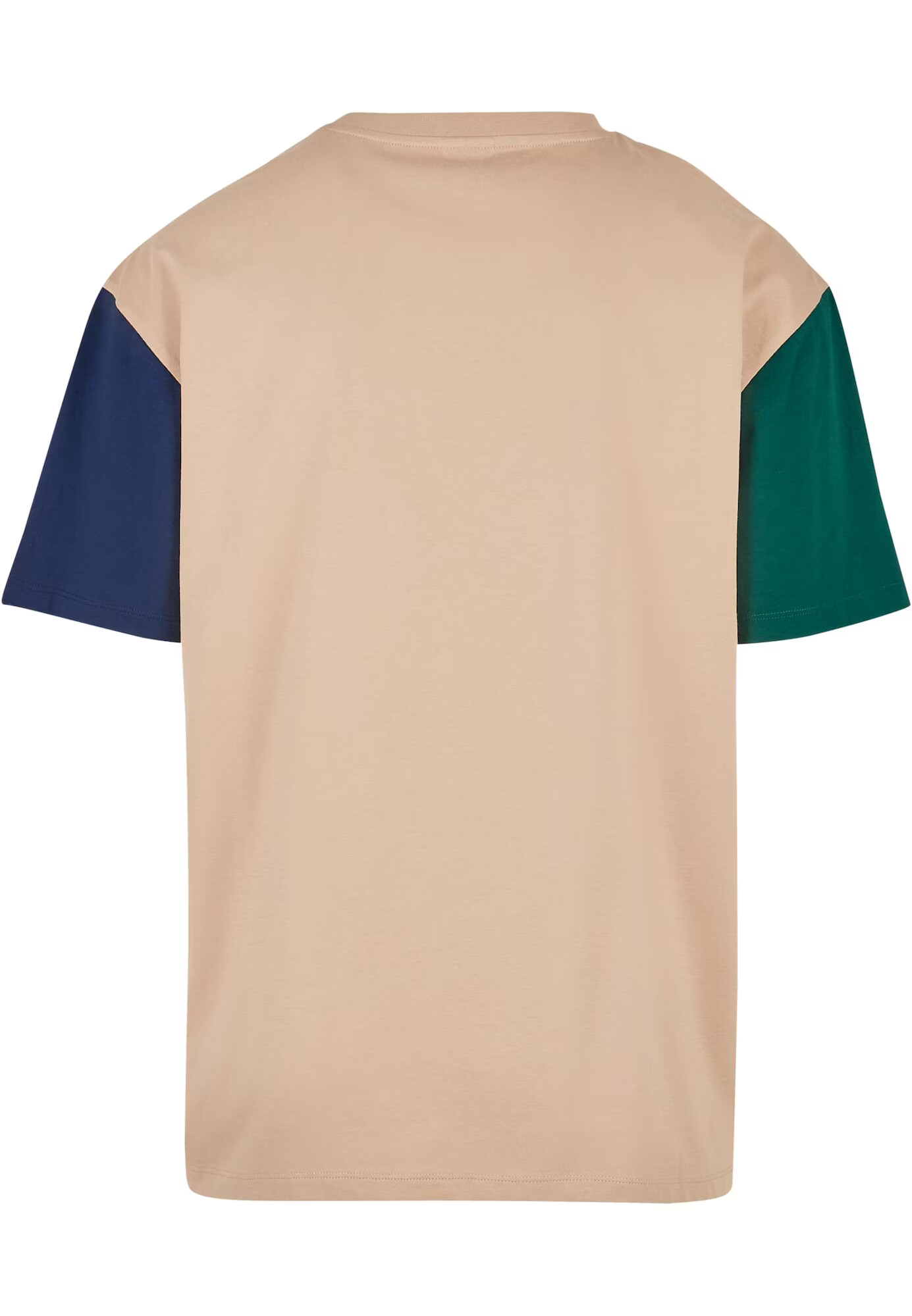 Urban Classics Tricou bej / albastru / verde - Pled.ro