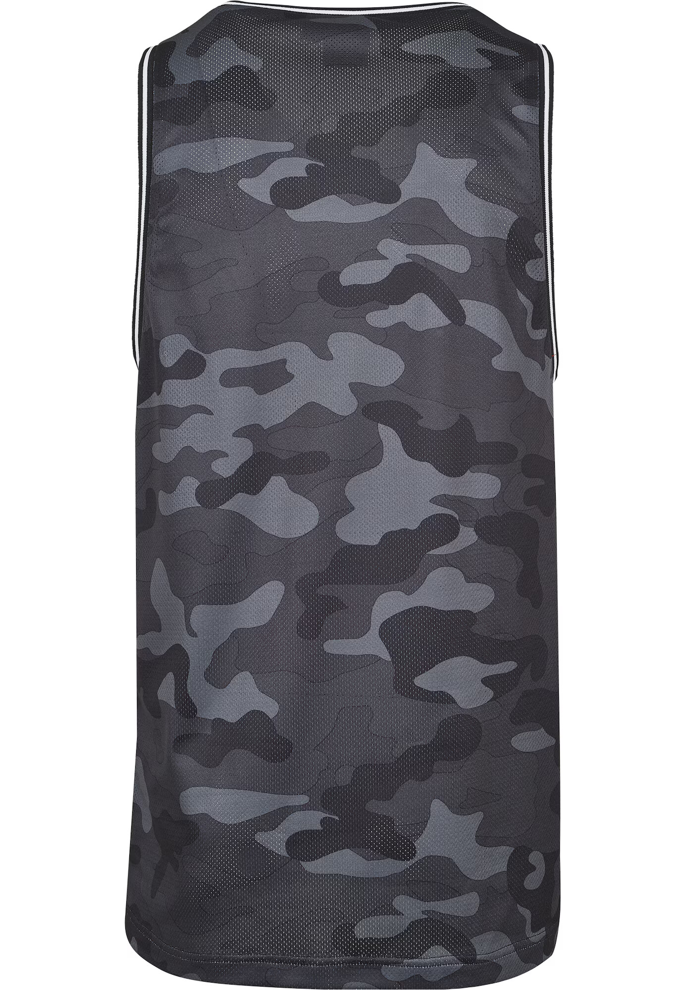 Urban Classics Tricou 'Camo Mesh' gri / gri închis / negru - Pled.ro