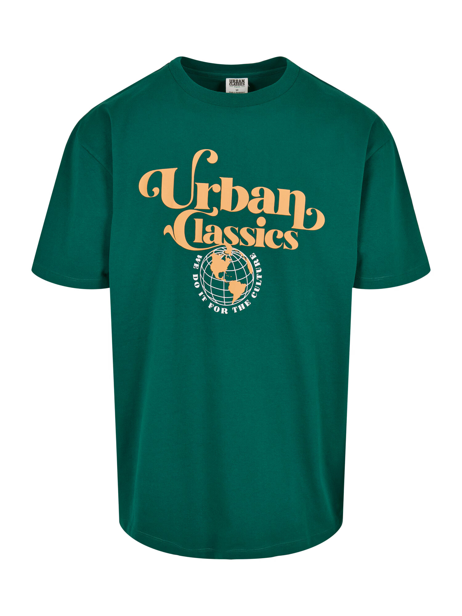 Urban Classics Tricou galben deschis / verde smarald / alb - Pled.ro