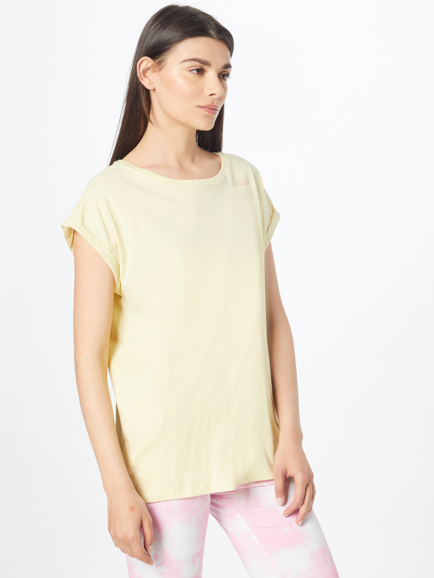 Urban Classics Tricou galben pastel - Pled.ro