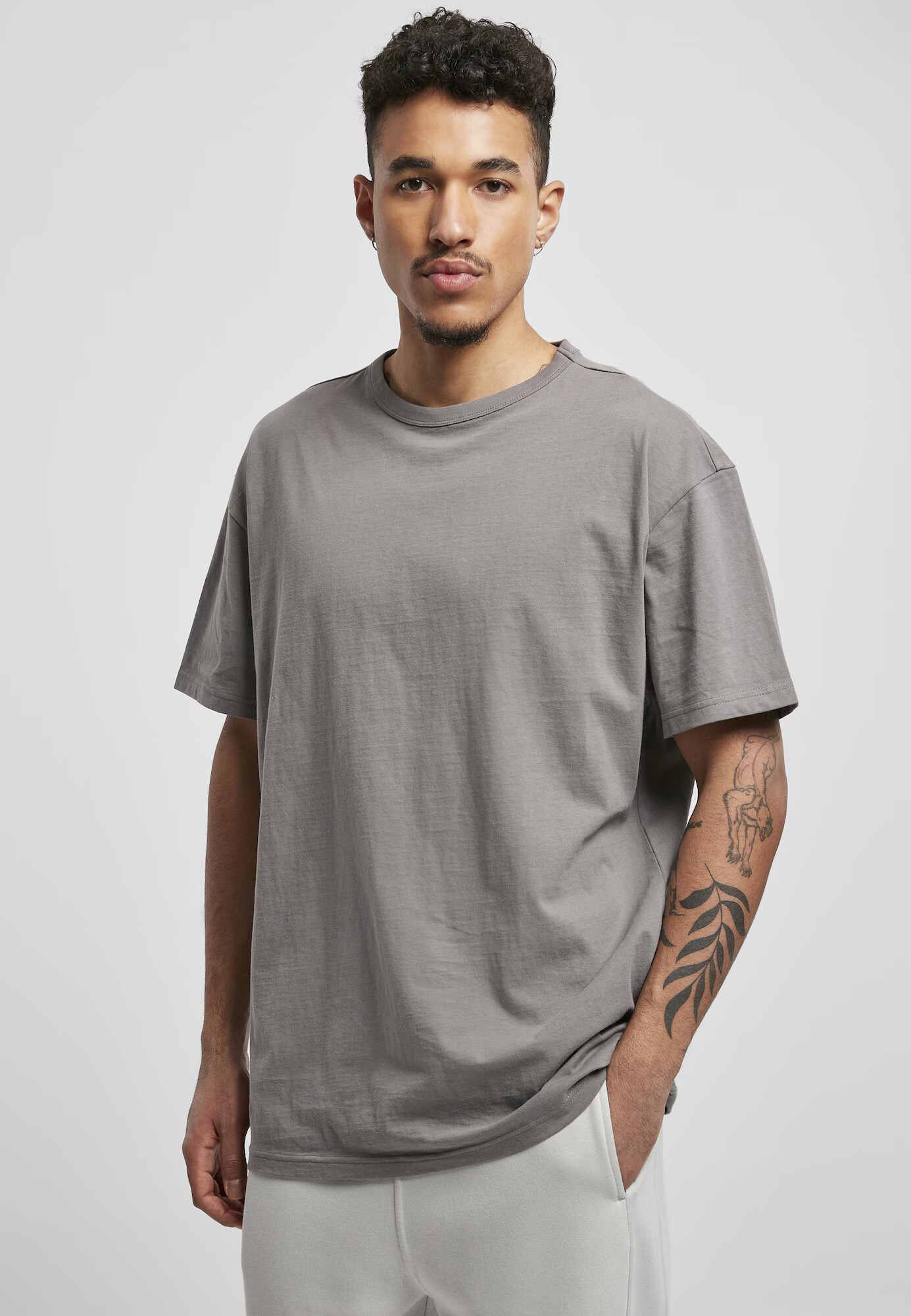 Urban Classics Tricou gri fumuriu - Pled.ro