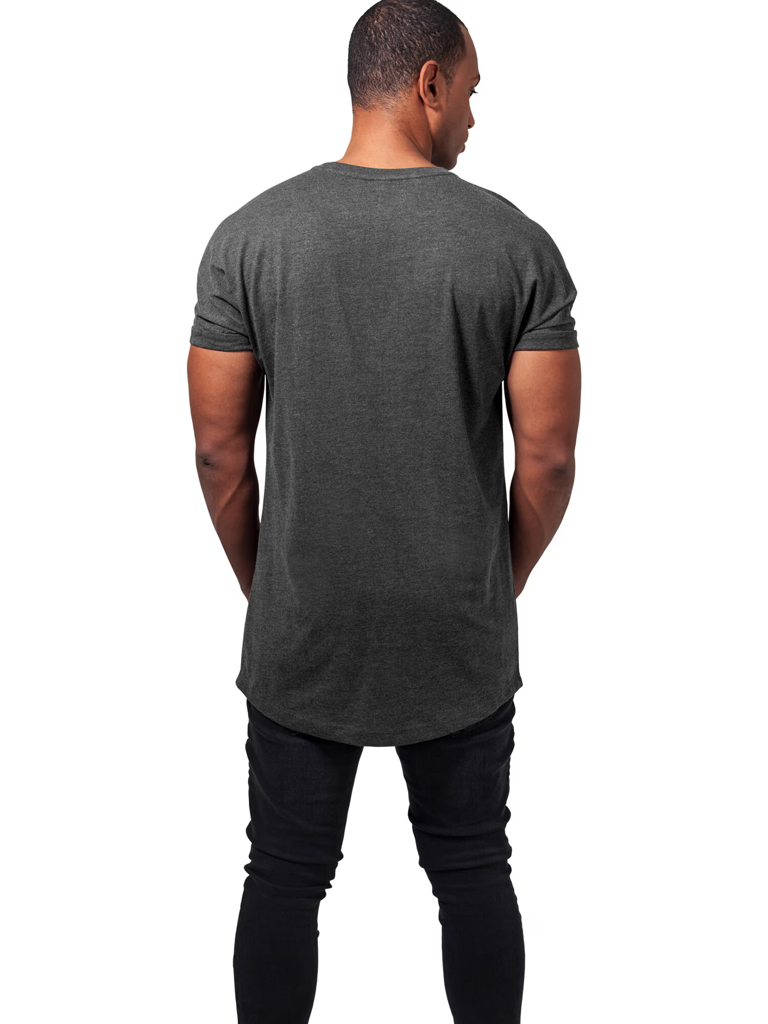 Urban Classics Tricou gri grafit - Pled.ro