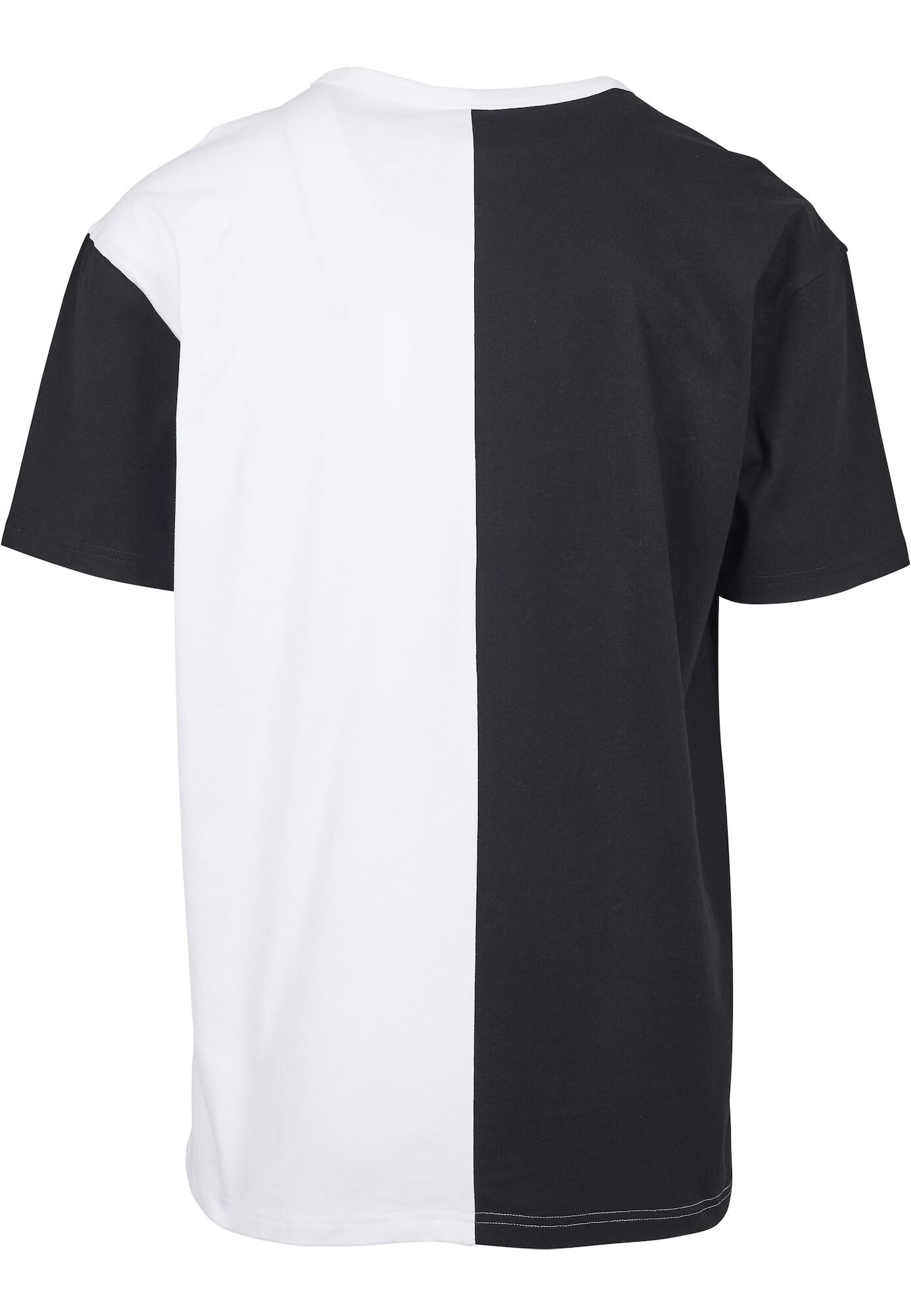 Urban Classics Tricou 'Harlequin' negru / alb - Pled.ro