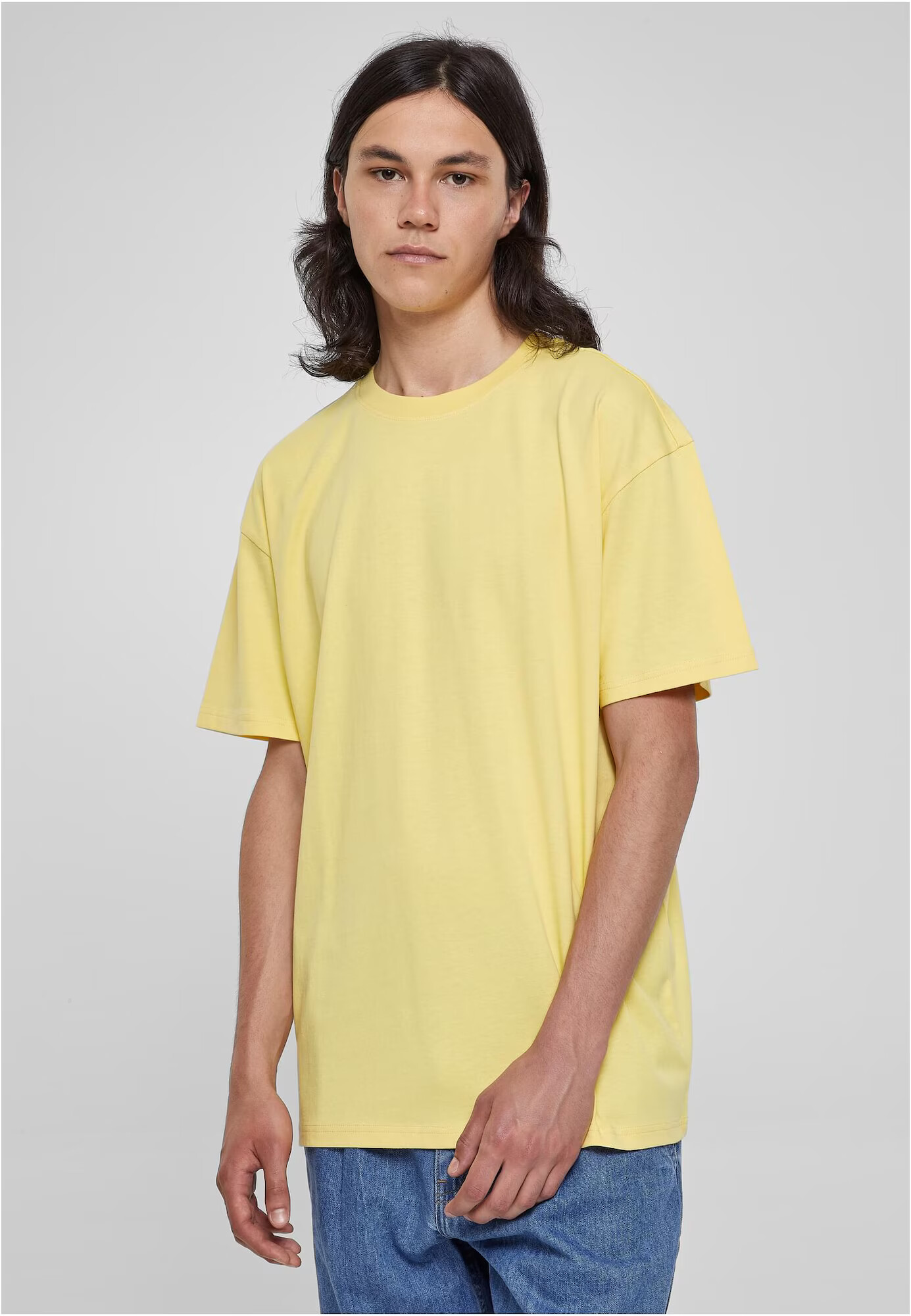 Urban Classics Tricou 'Heavy Oversized Tee' galben deschis - Pled.ro