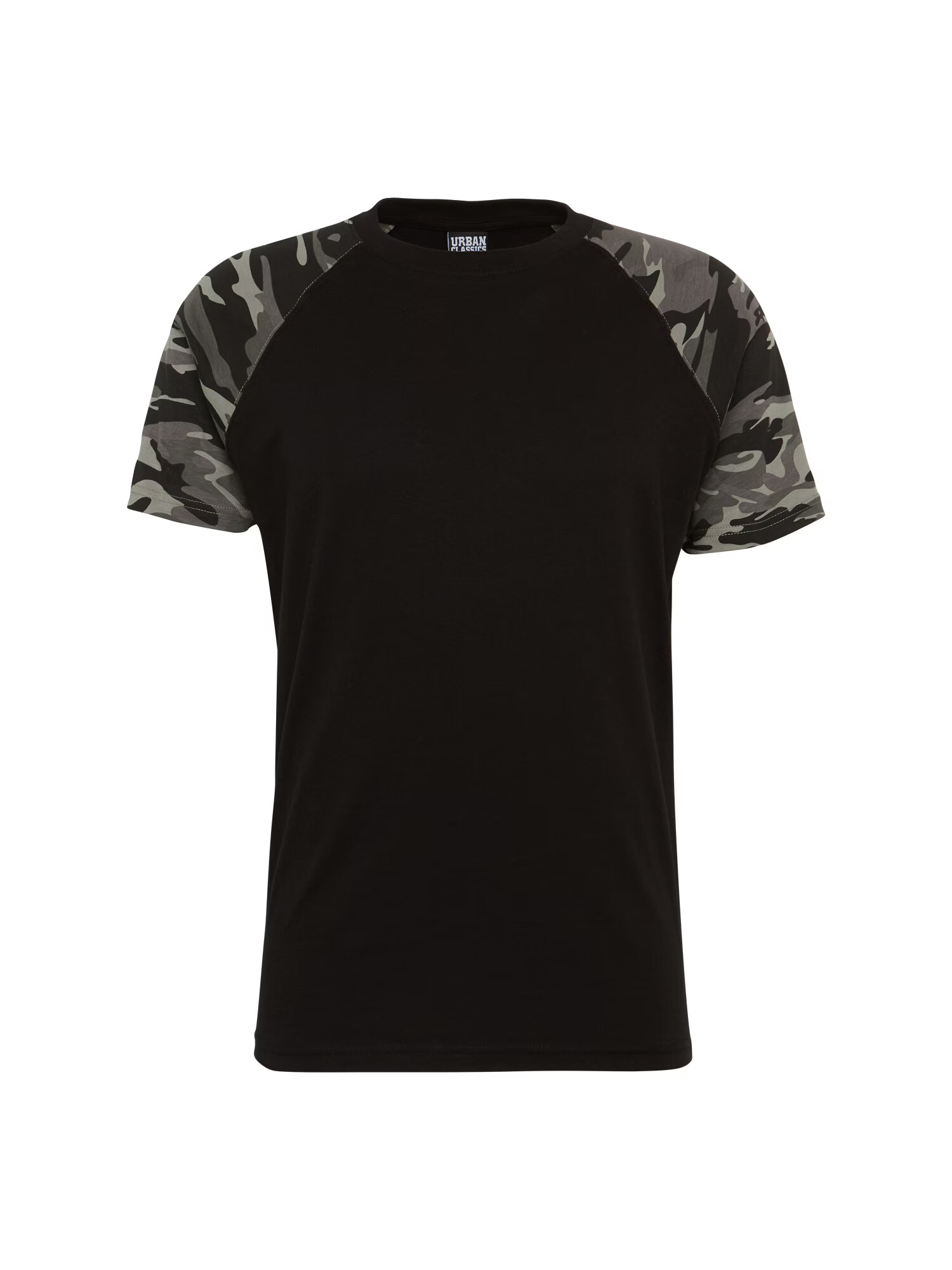 Urban Classics Tricou negru / alb - Pled.ro