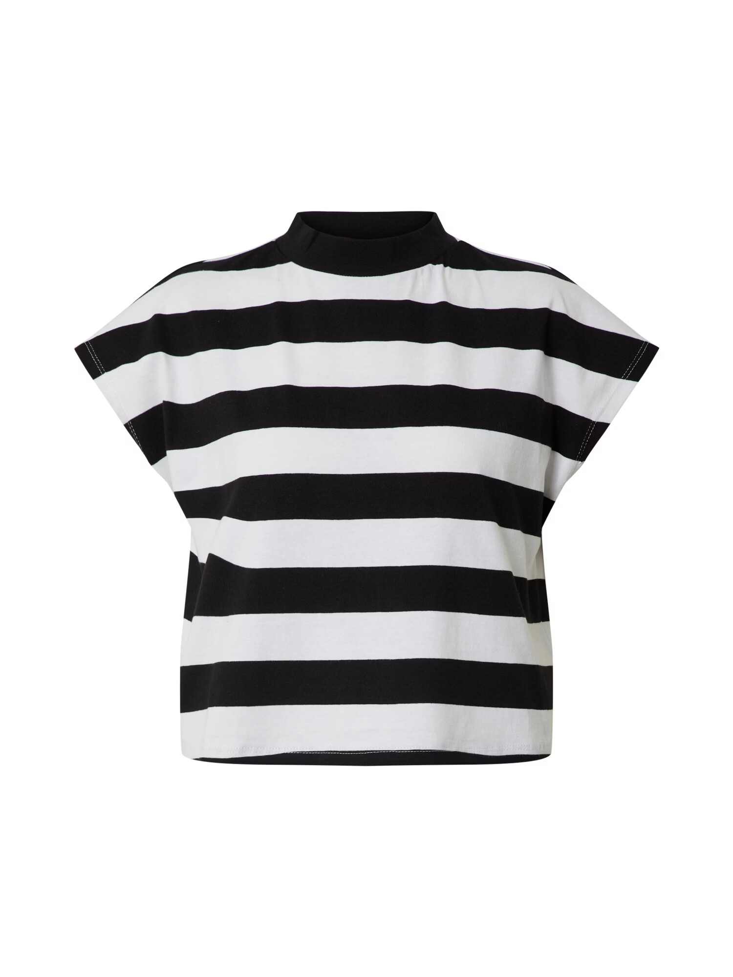 Urban Classics Tricou negru / alb - Pled.ro