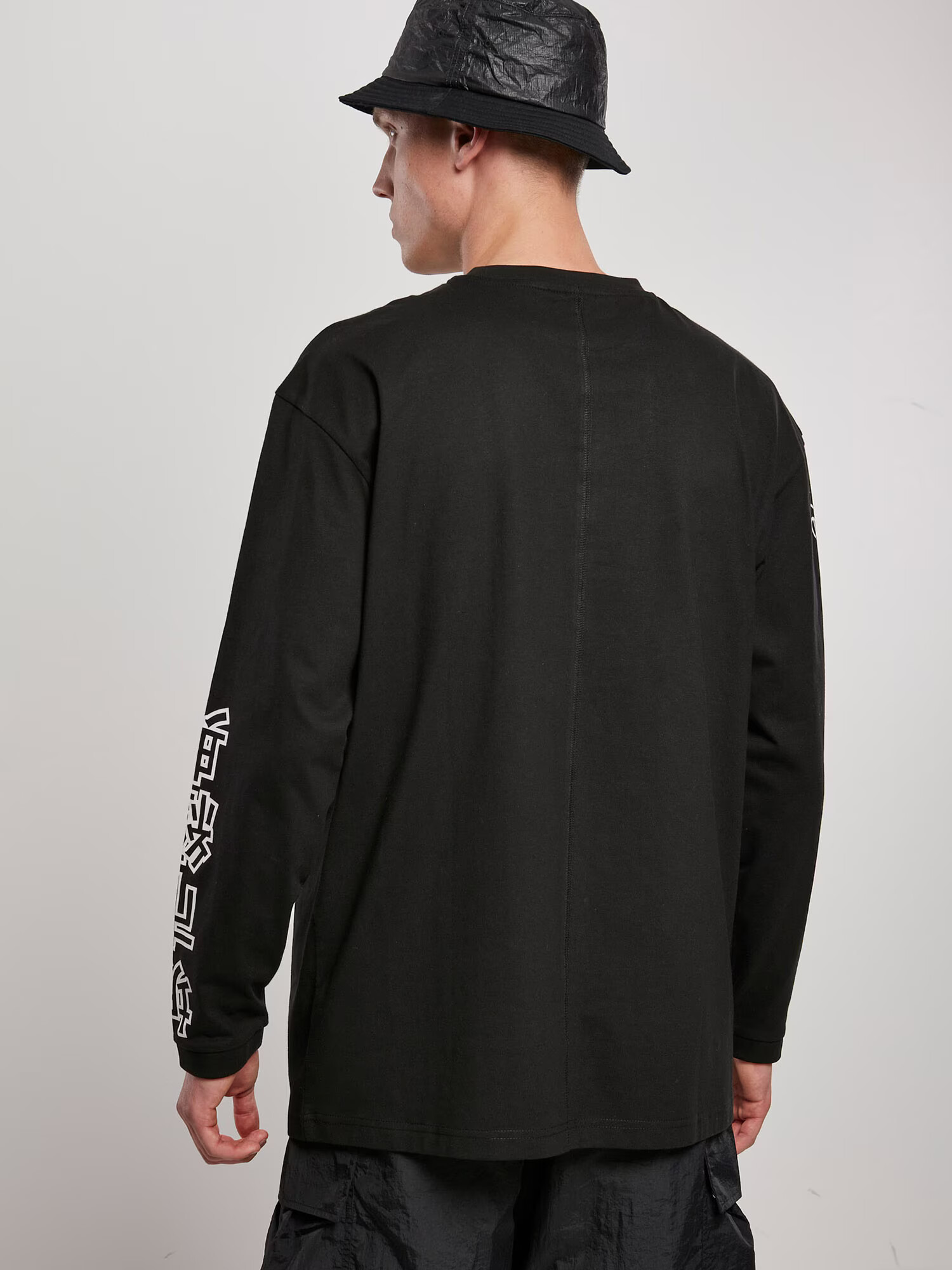 Urban Classics Tricou negru / alb - Pled.ro