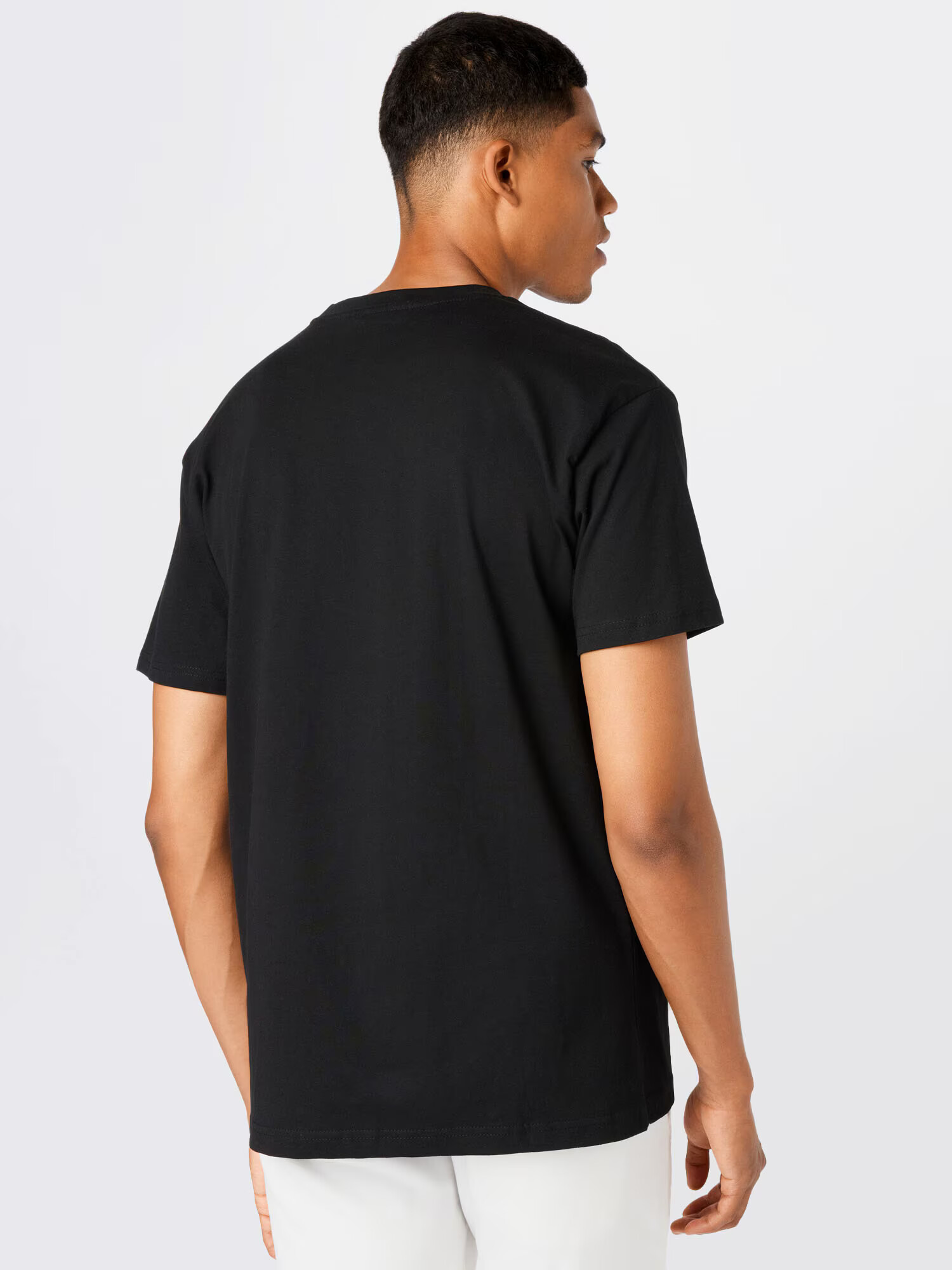 Urban Classics Tricou negru / alb - Pled.ro