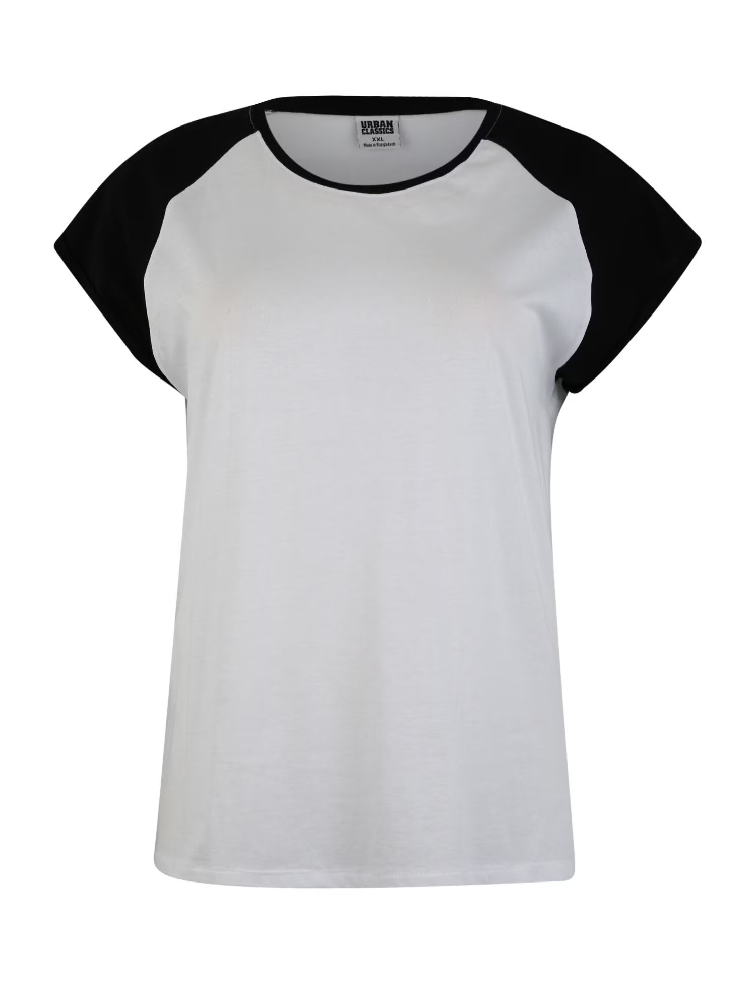 Urban Classics Tricou negru / alb - Pled.ro