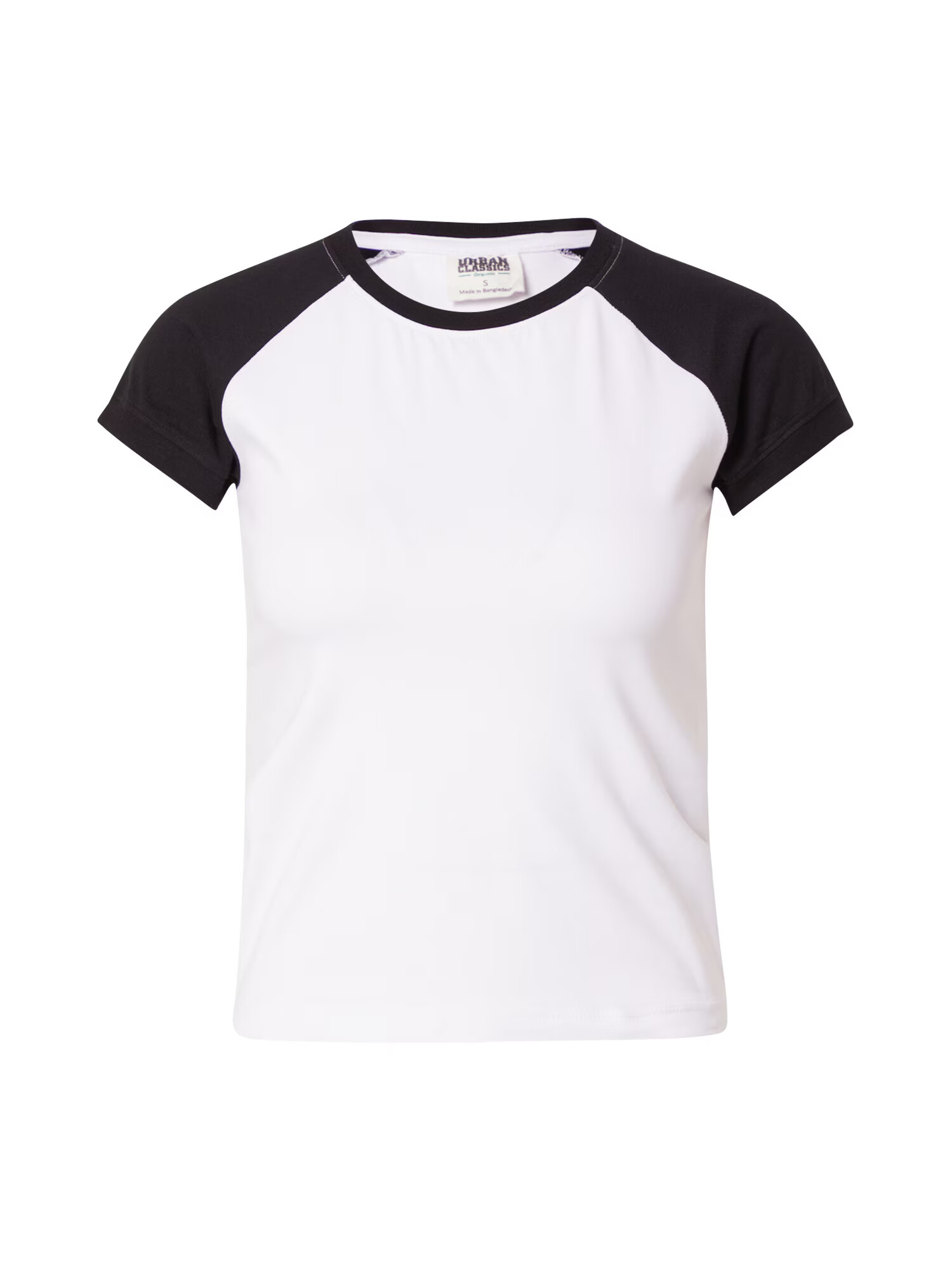 Urban Classics Tricou negru / alb - Pled.ro