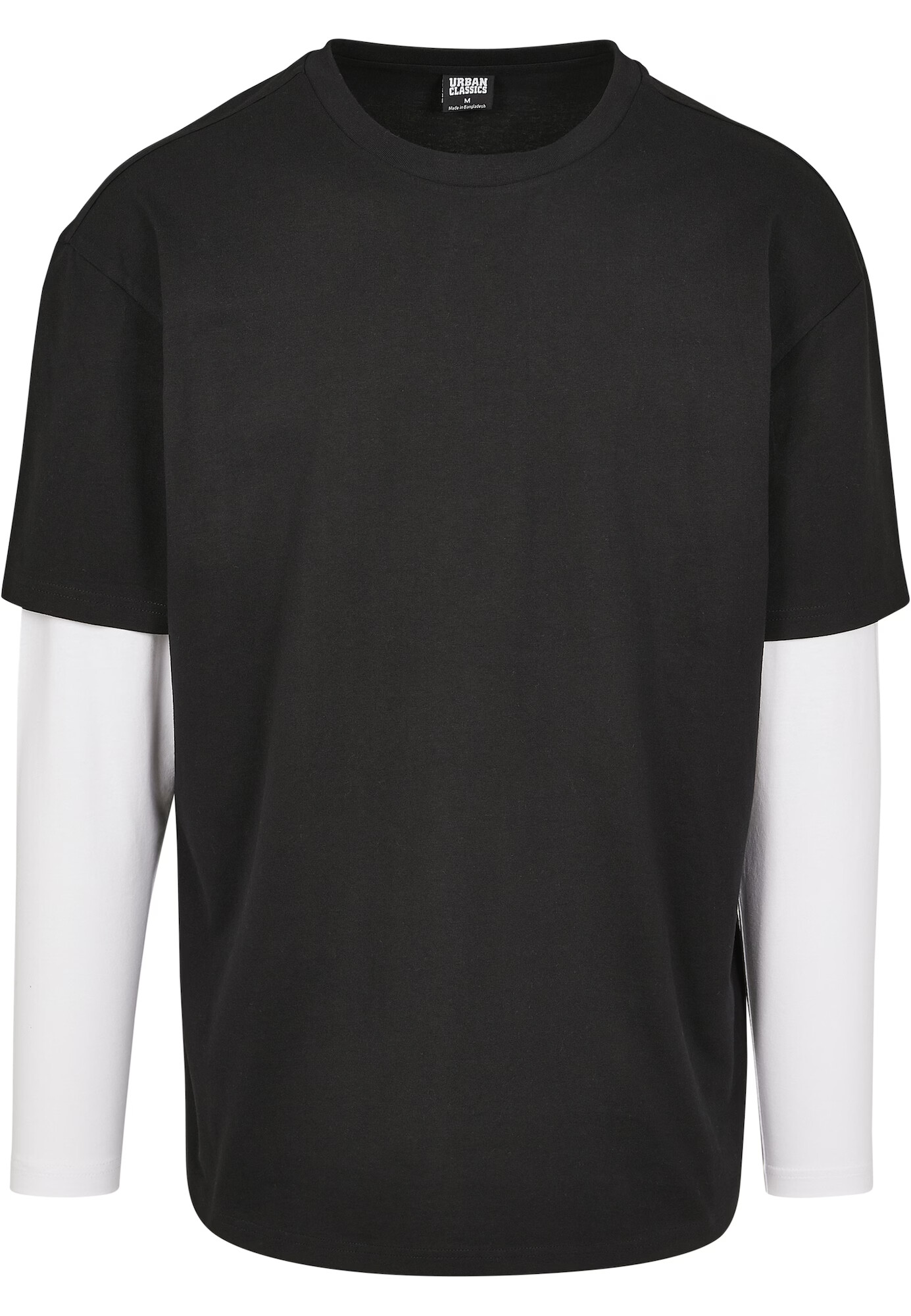 Urban Classics Tricou negru / alb - Pled.ro