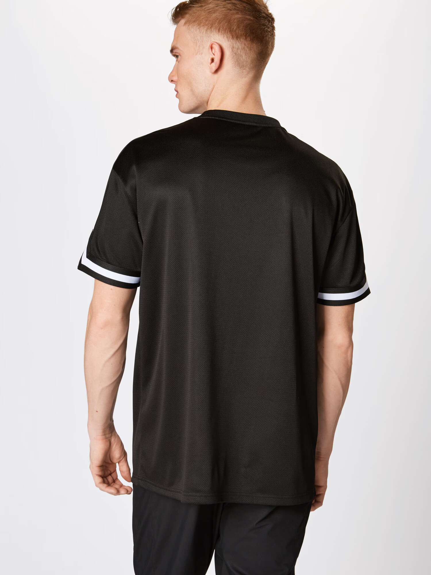 Urban Classics Tricou negru / alb - Pled.ro