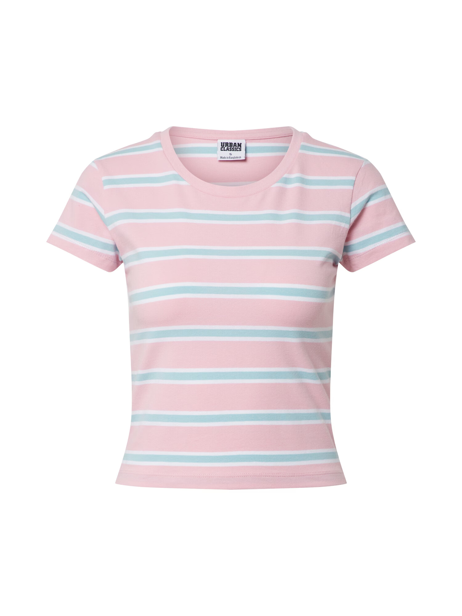 Urban Classics Tricou opal / roz / alb - Pled.ro