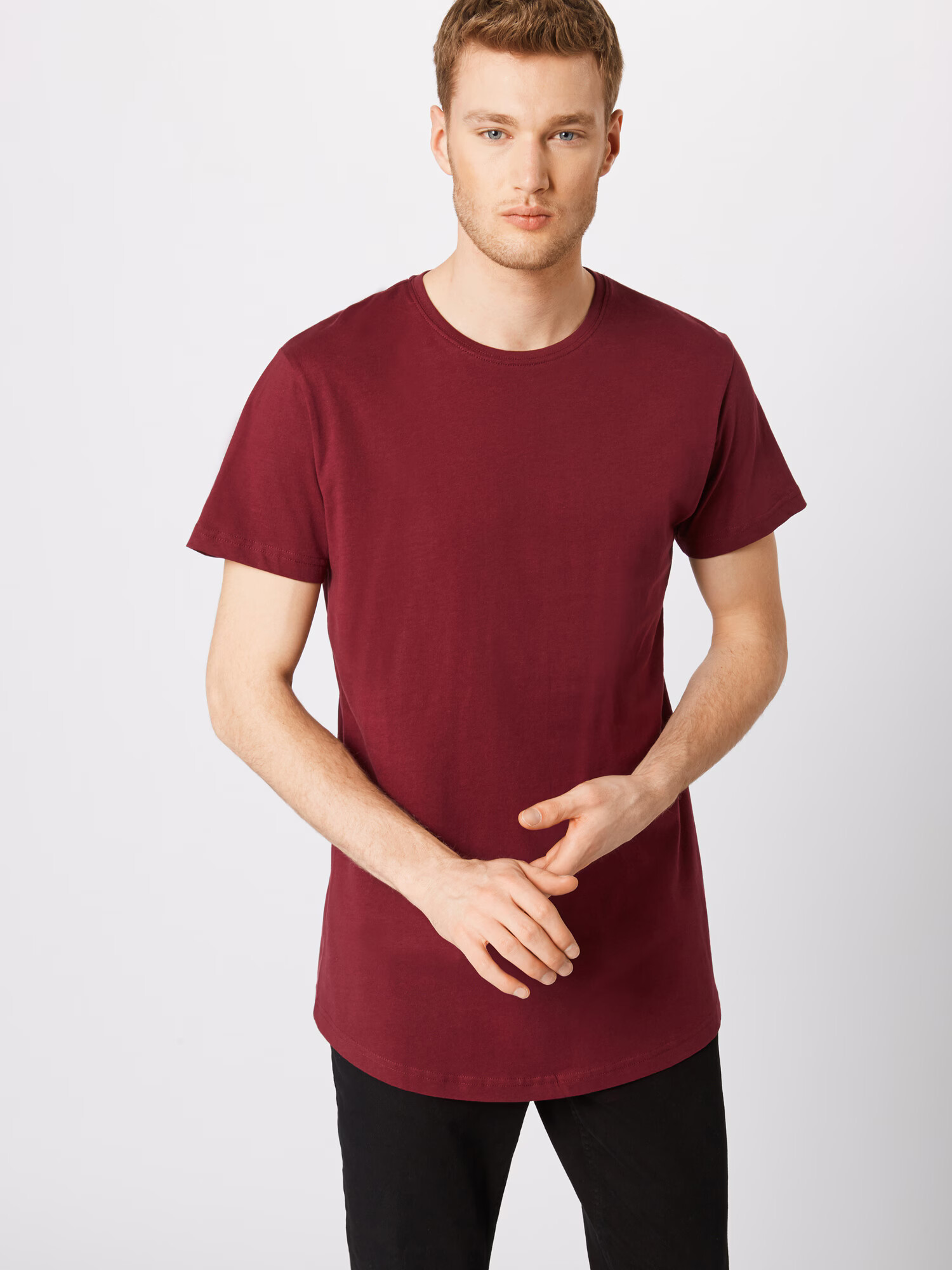 Urban Classics Tricou roșu bordeaux - Pled.ro