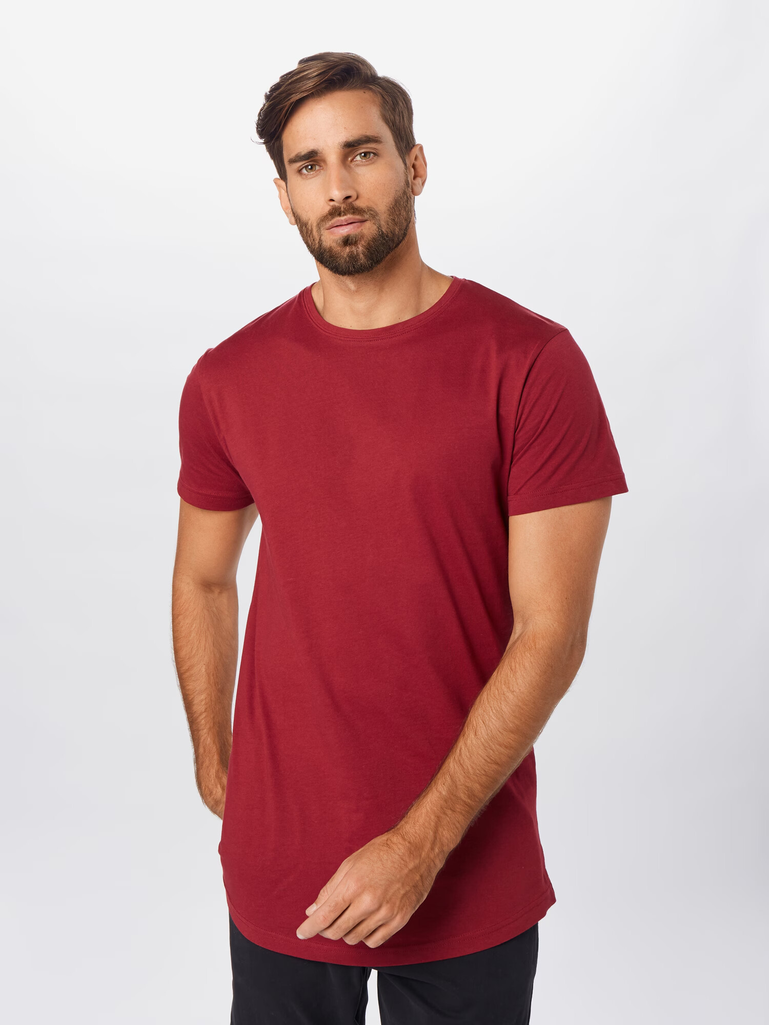 Urban Classics Tricou roșu burgundy - Pled.ro