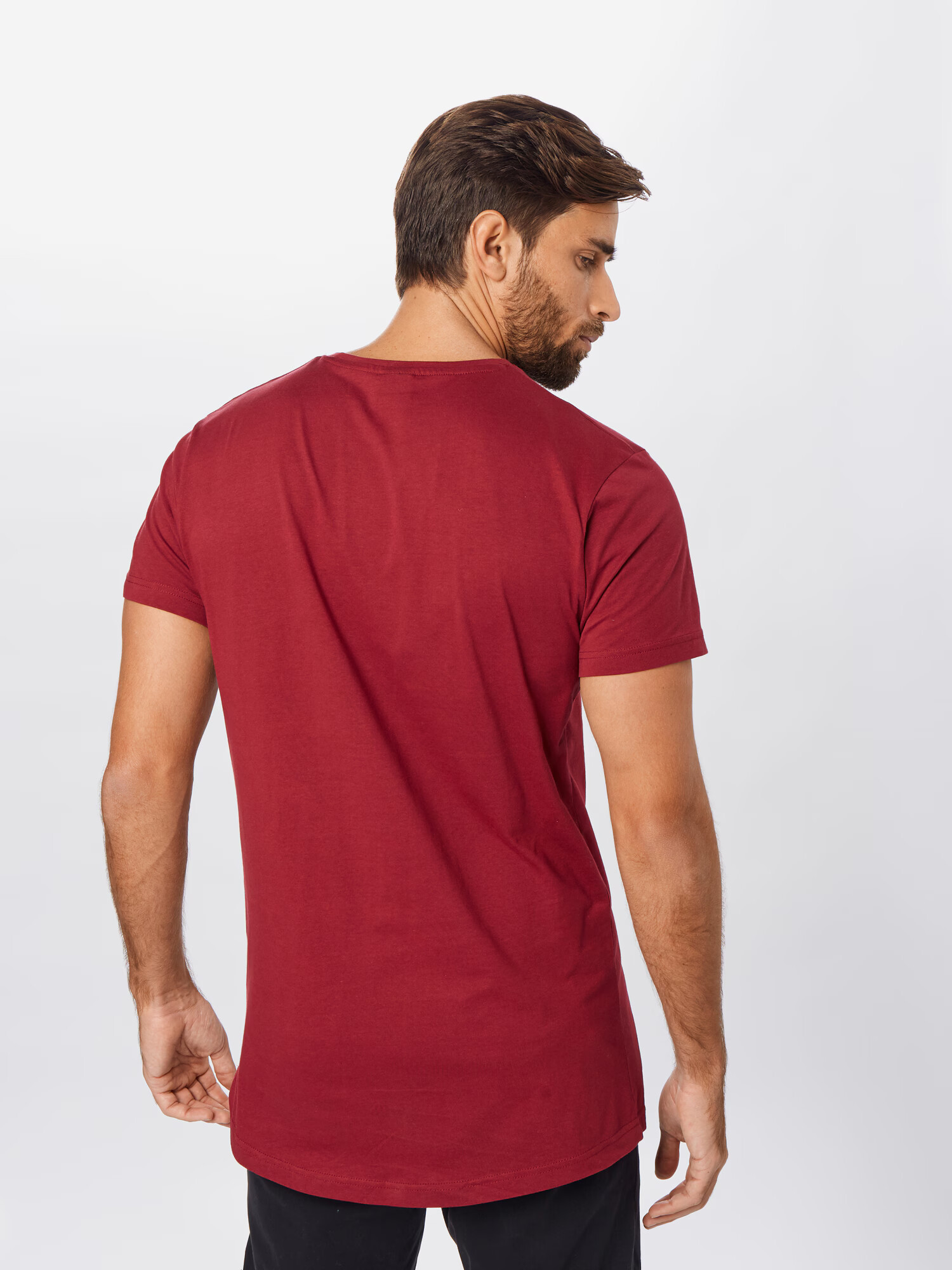 Urban Classics Tricou roșu burgundy - Pled.ro