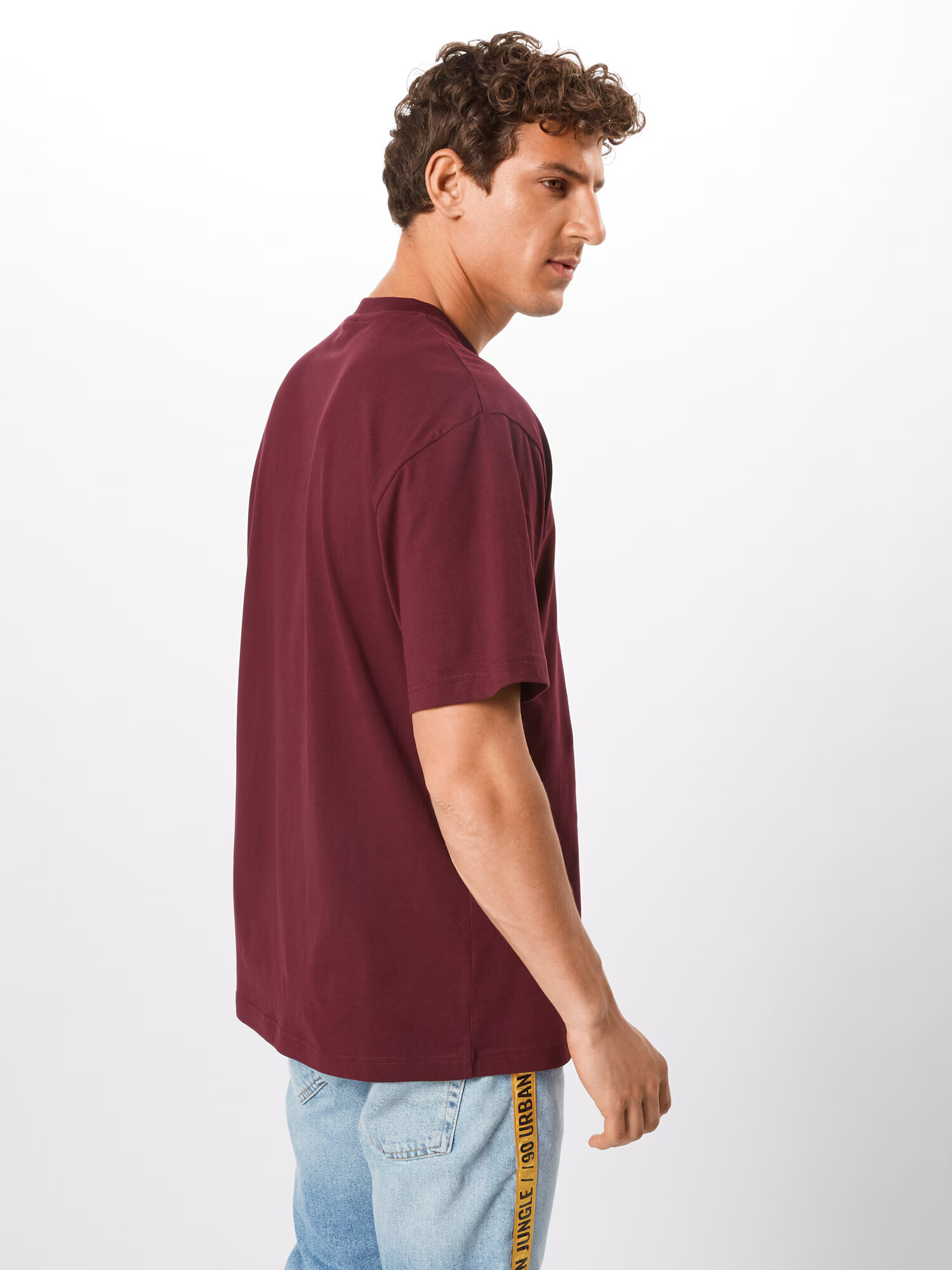 Urban Classics Tricou roșu burgundy - Pled.ro