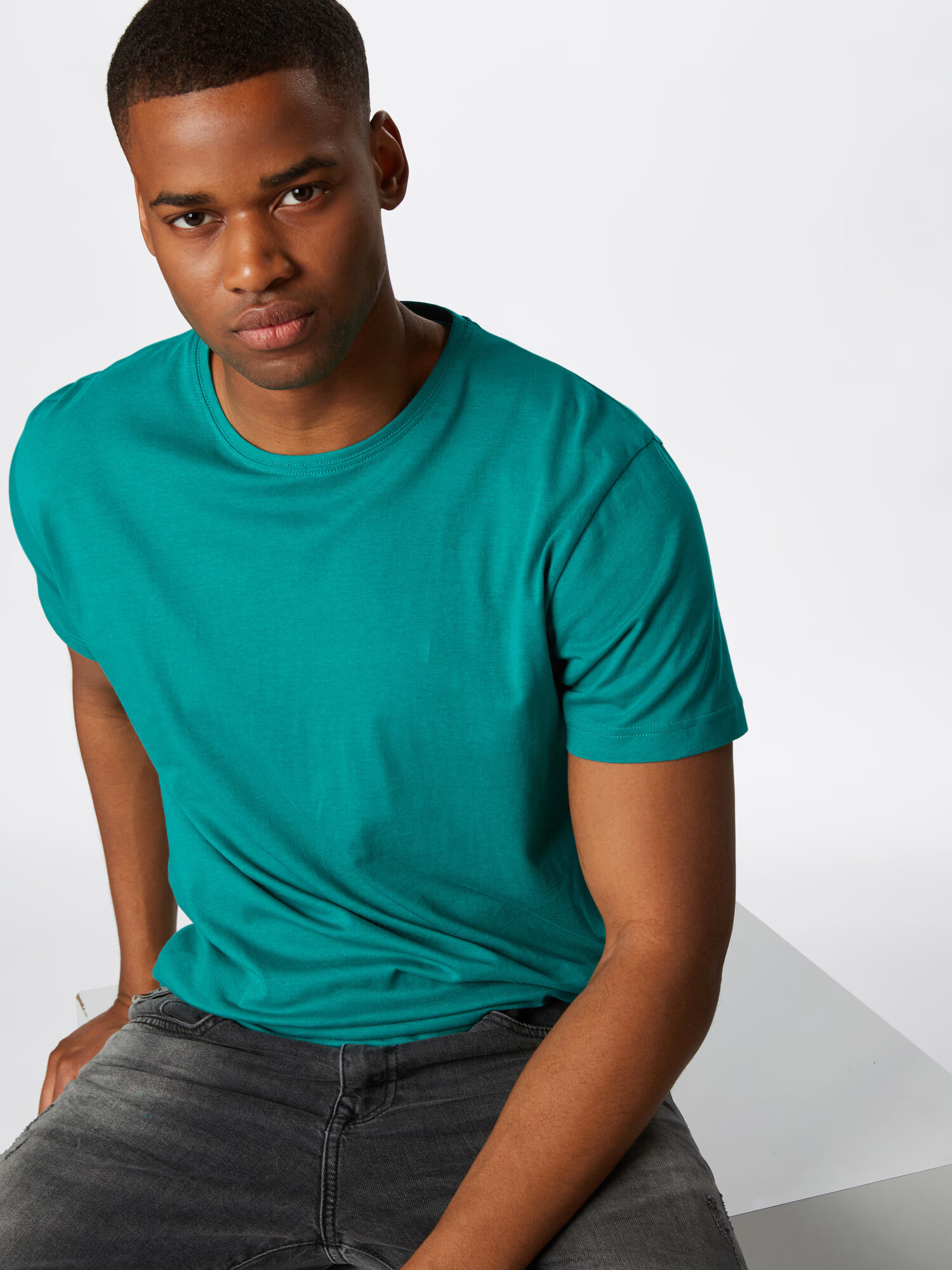 Urban Classics Tricou verde jad - Pled.ro