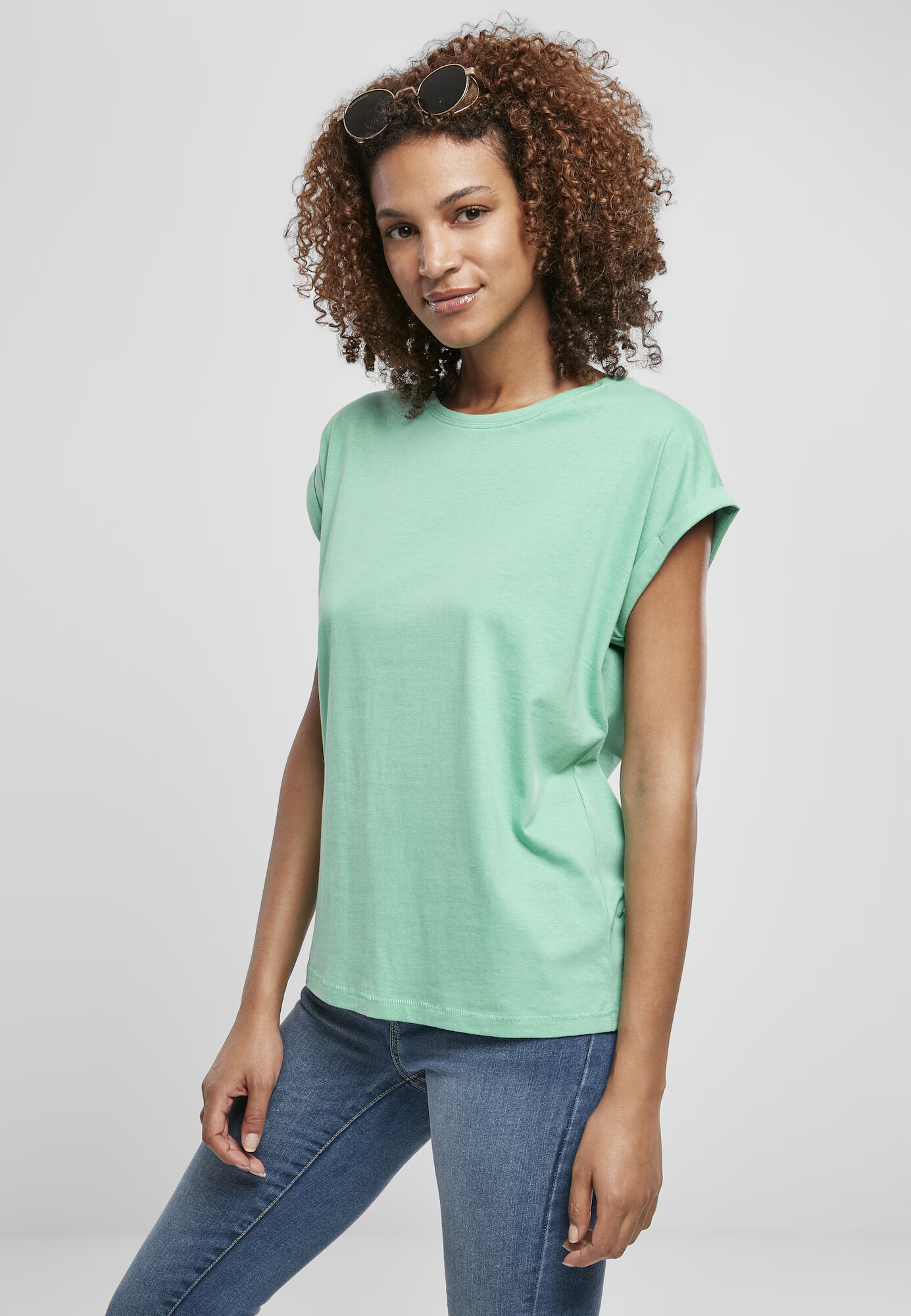 Urban Classics Tricou verde jad - Pled.ro