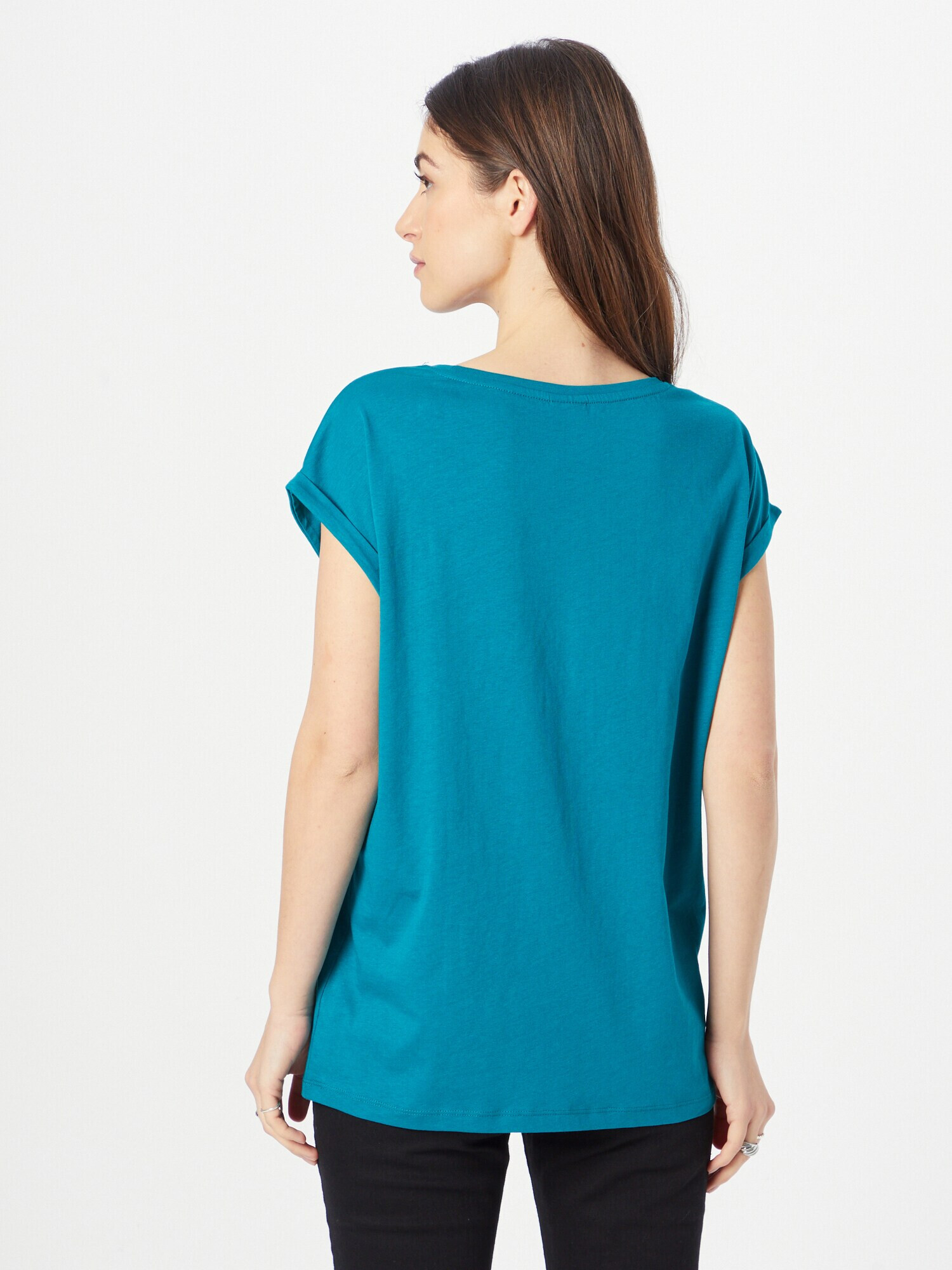 Urban Classics Tricou verde petrol - Pled.ro