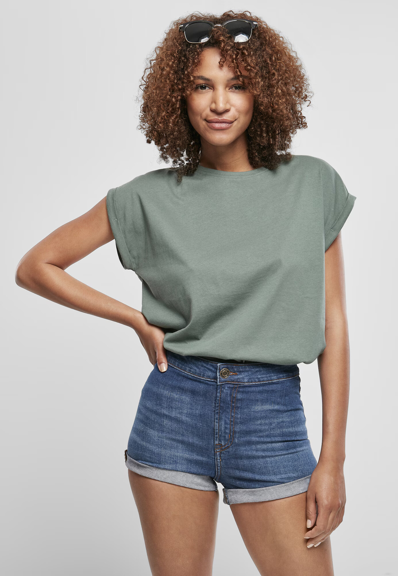 Urban Classics Tricou verde smarald - Pled.ro