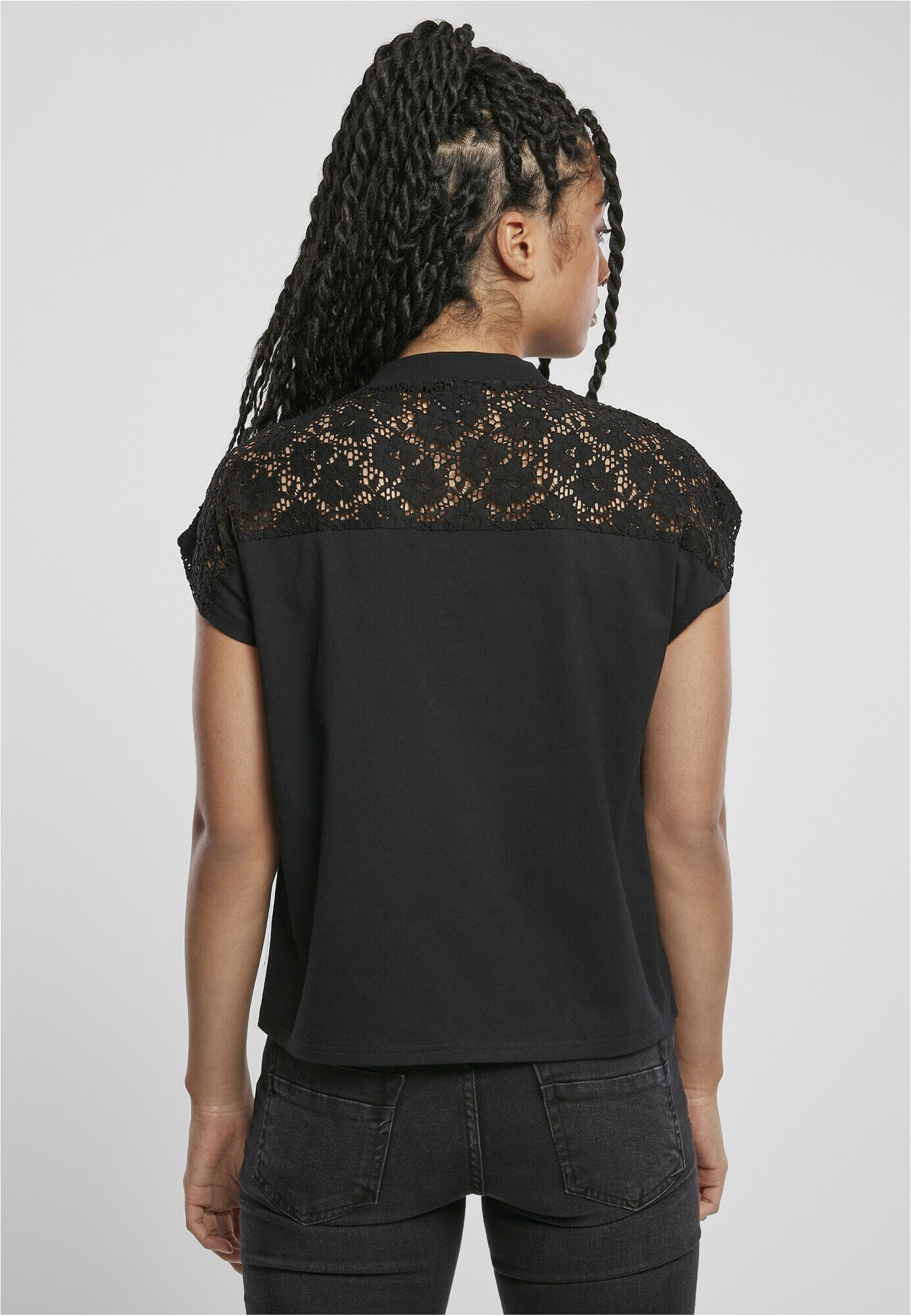 Urban Classics Tricou 'Yoke' negru - Pled.ro