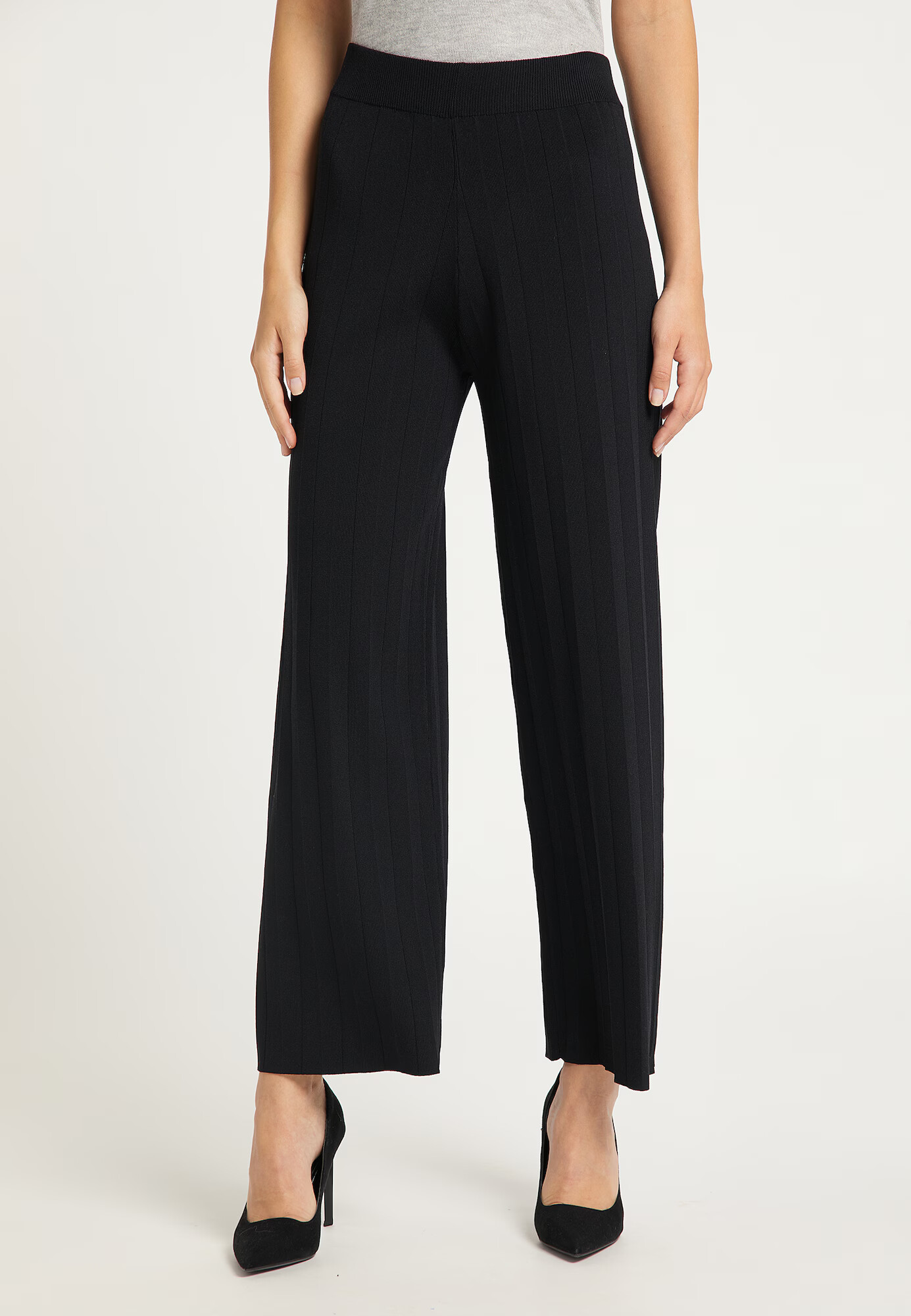 usha BLACK LABEL Pantaloni negru - Pled.ro