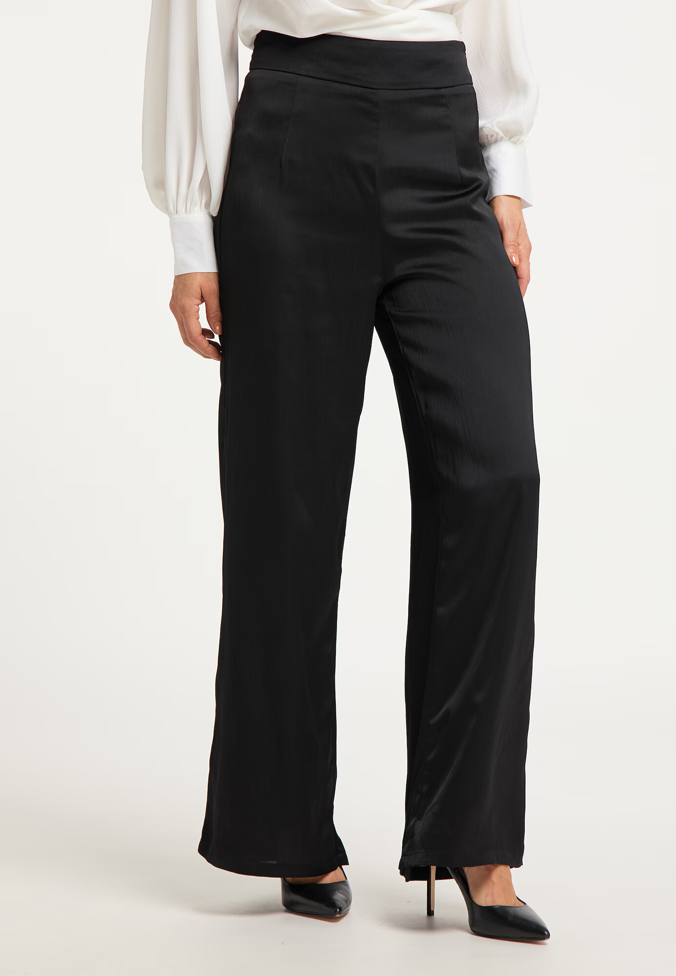 usha BLACK LABEL Pantaloni negru - Pled.ro