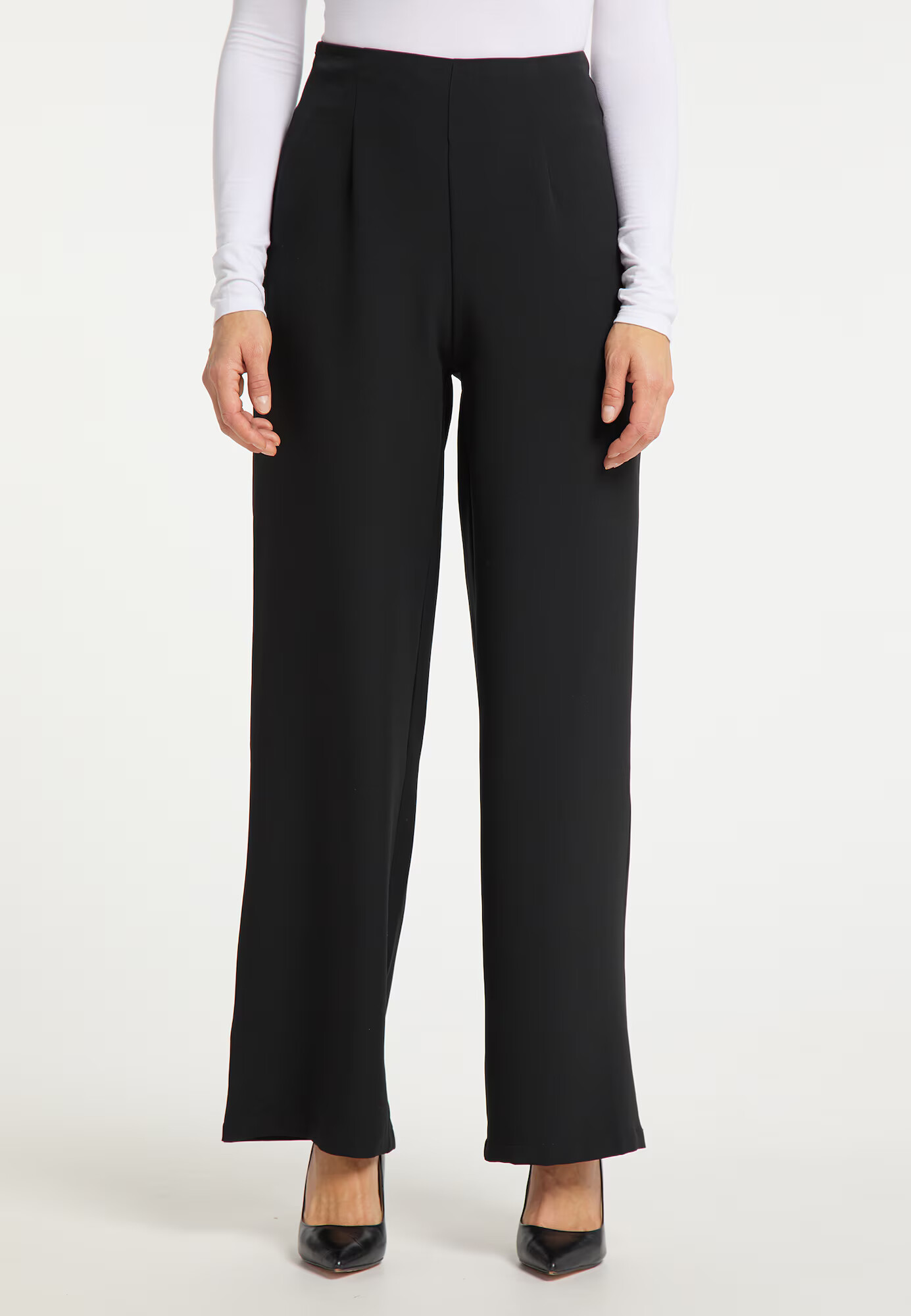 usha BLACK LABEL Pantaloni negru - Pled.ro