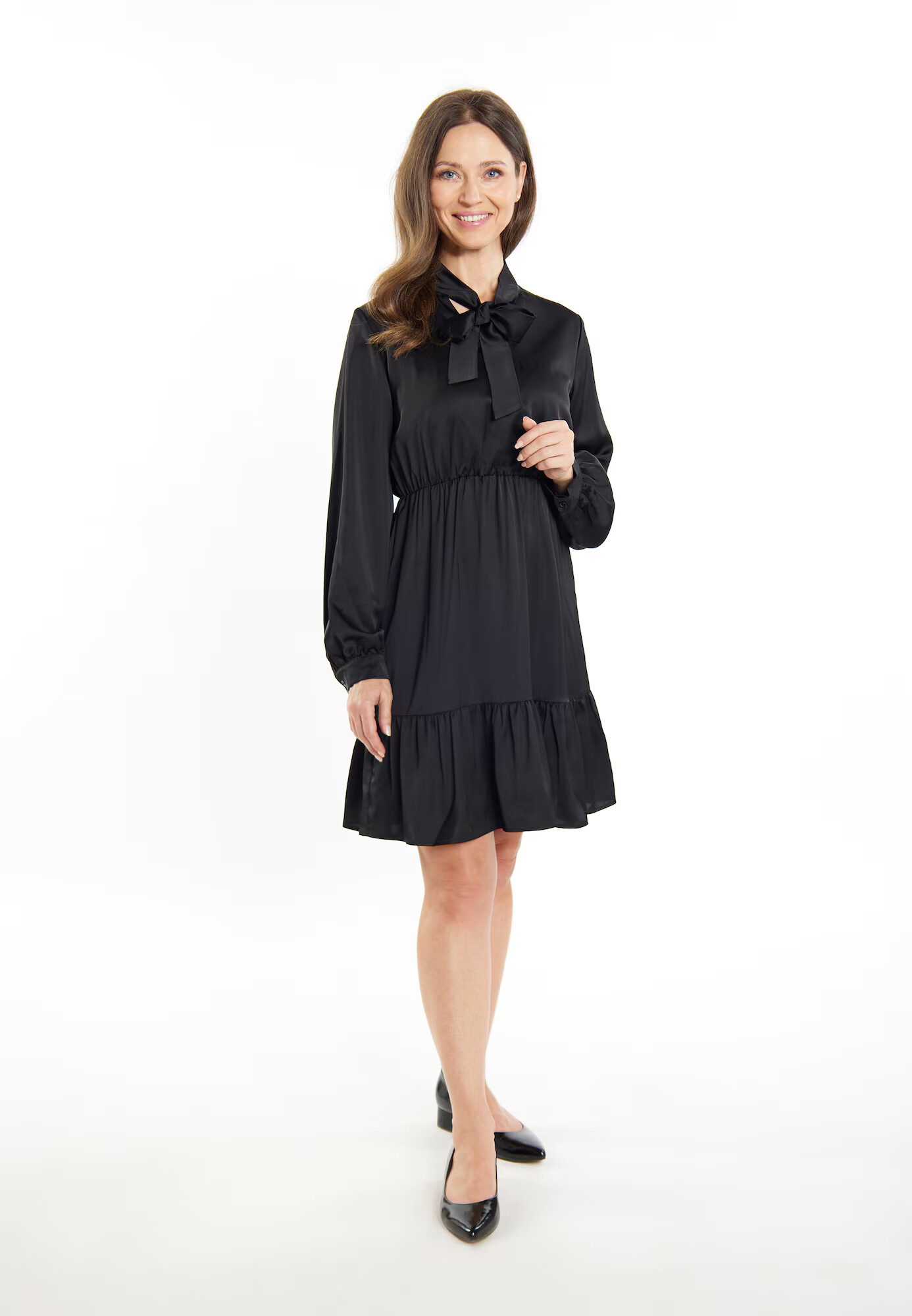 usha BLACK LABEL Rochie negru - Pled.ro