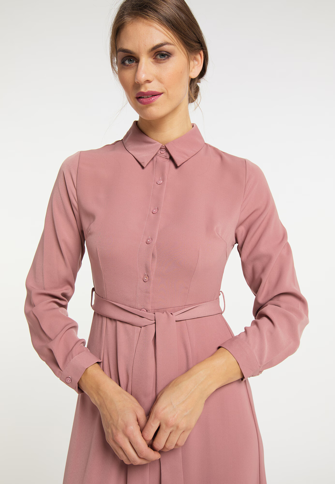 usha BLACK LABEL Rochie tip bluză rosé - Pled.ro