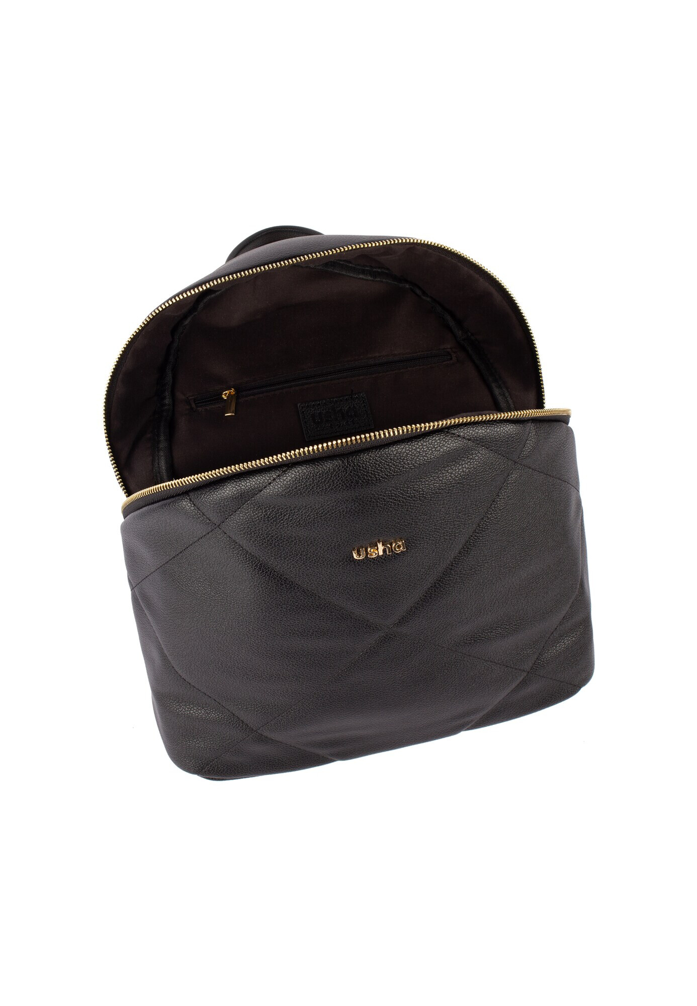 usha BLUE LABEL Rucsac 'Fenia' auriu / negru - Pled.ro