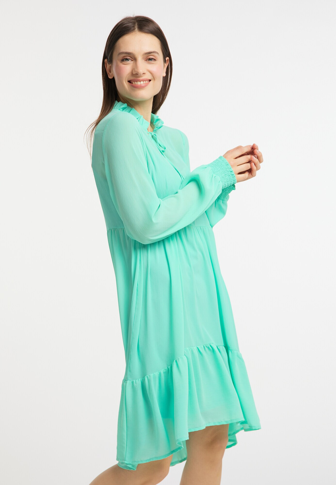 Usha Rochie albastru aqua - Pled.ro