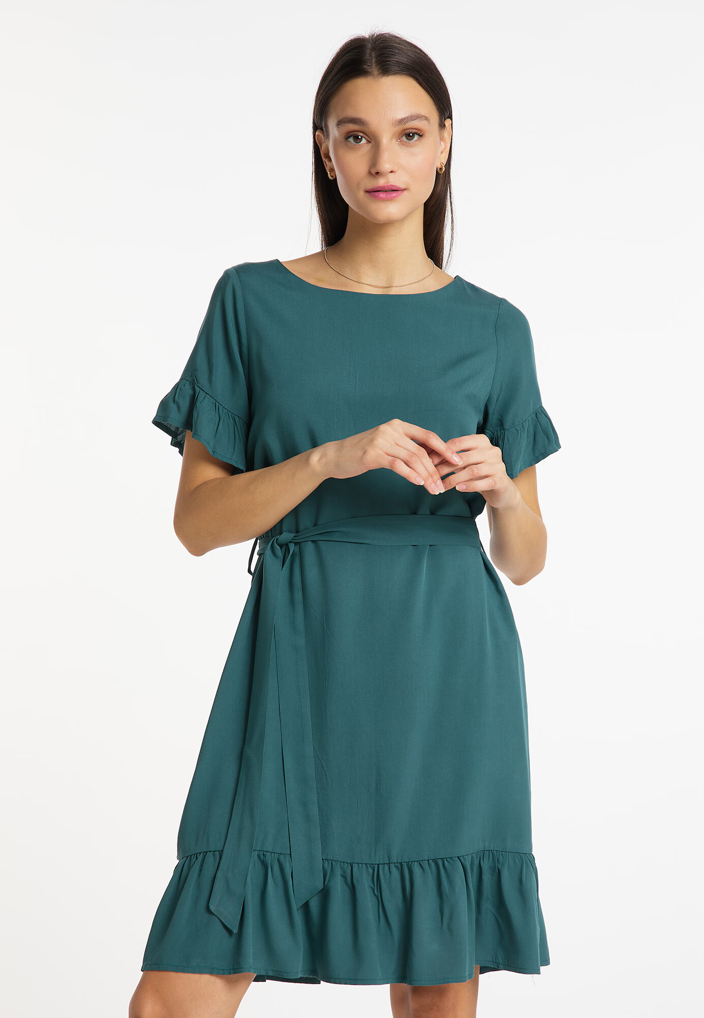 Usha Rochie verde smarald - Pled.ro