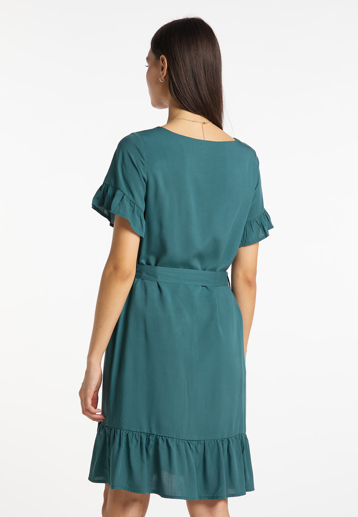 Usha Rochie verde smarald - Pled.ro