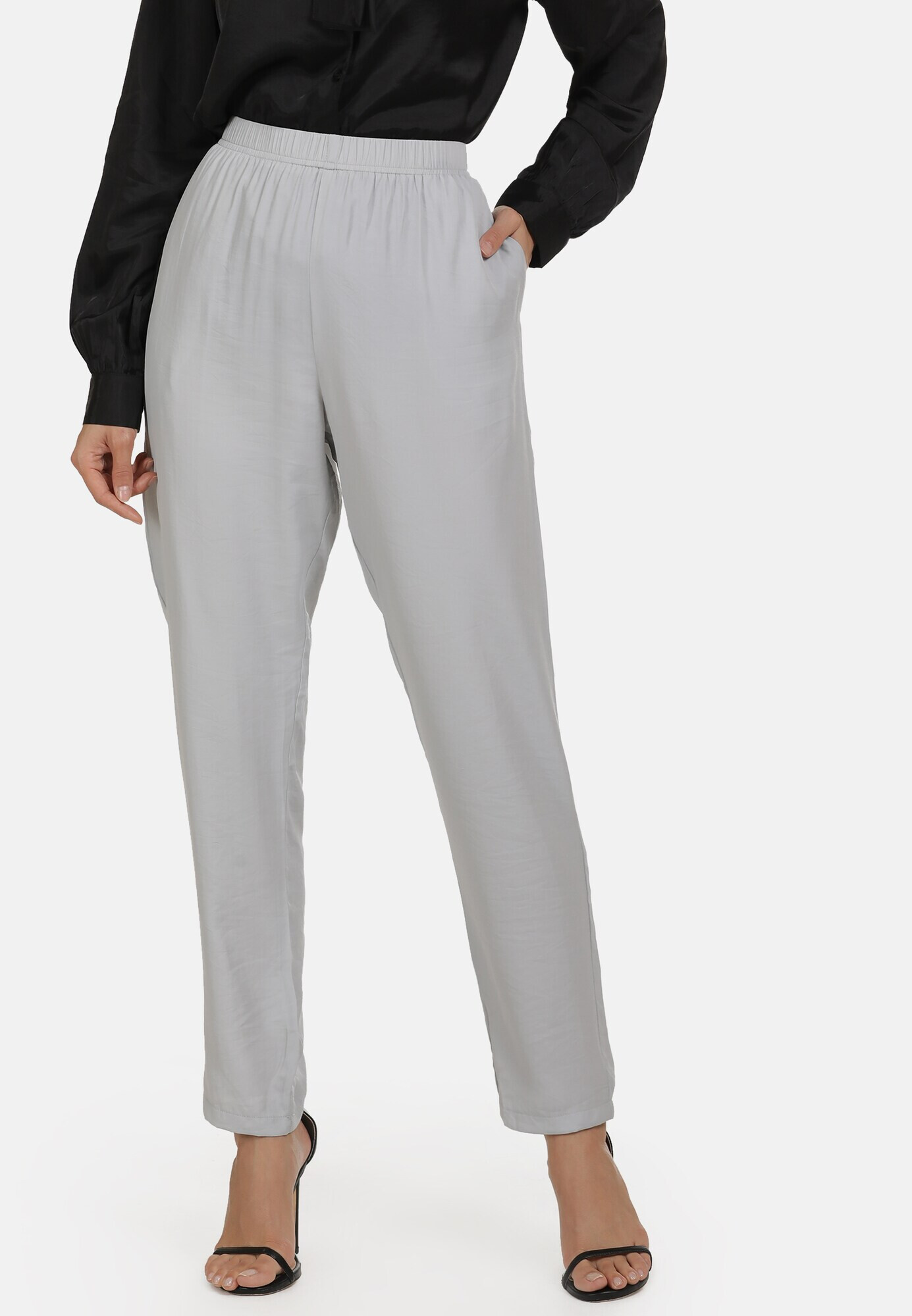 usha WHITE LABEL Pantaloni gri deschis - Pled.ro