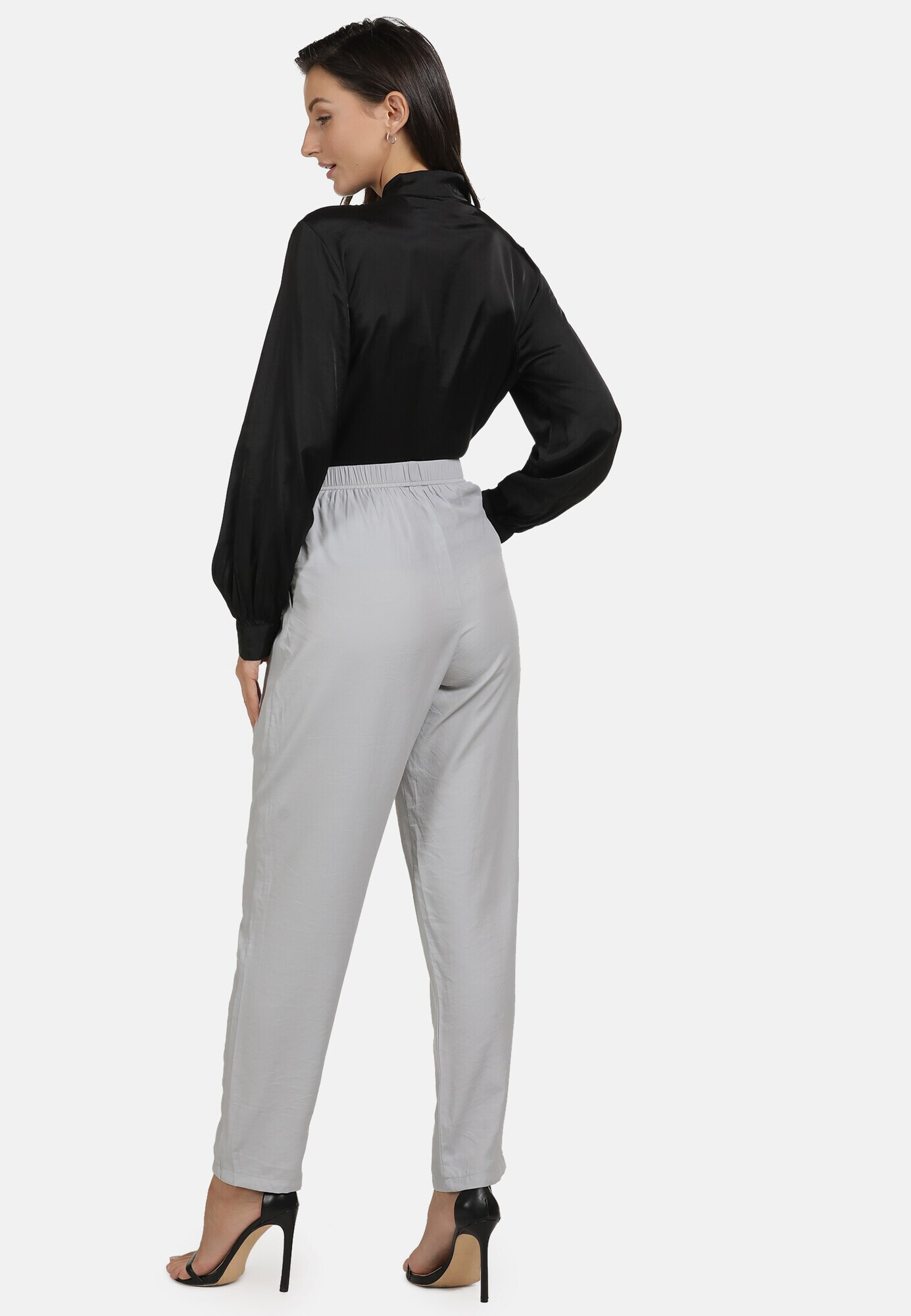 usha WHITE LABEL Pantaloni gri deschis - Pled.ro